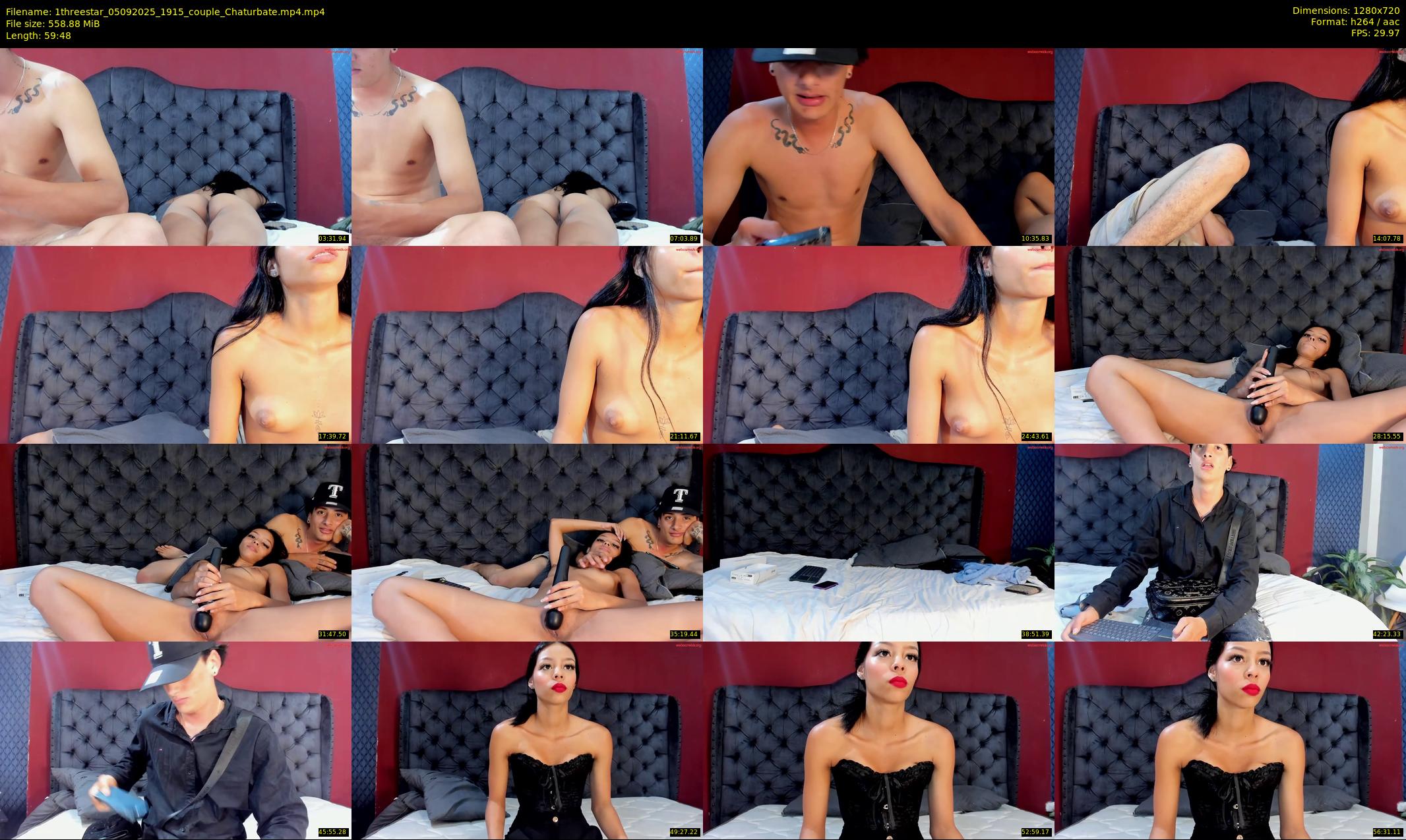 1threestar — 60 minute Chaturbate couple cam show recording, 720p, Sep 5, 2025