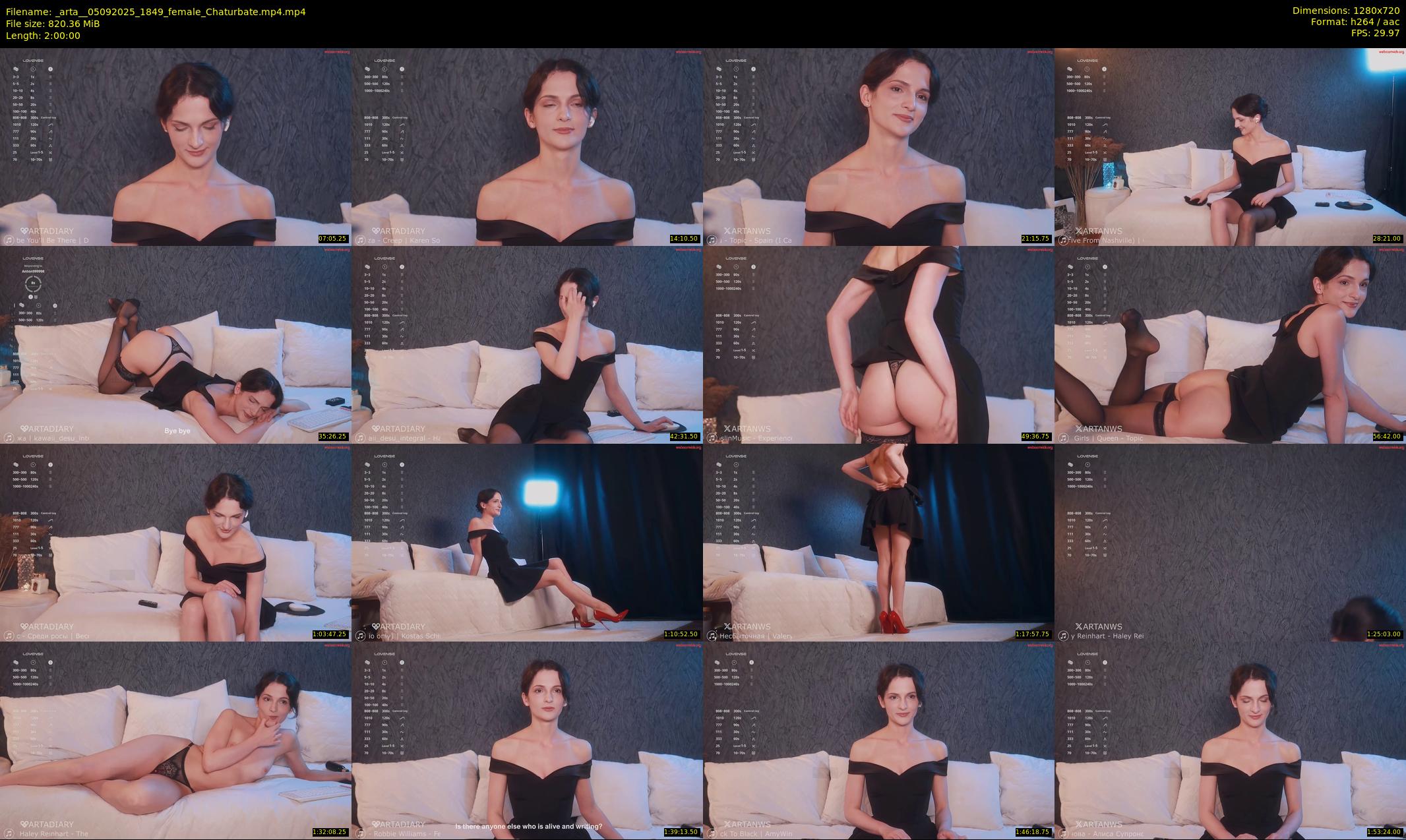 _arta_ — 120 minute Chaturbate female cam show recording, 720p, Sep 5, 2025