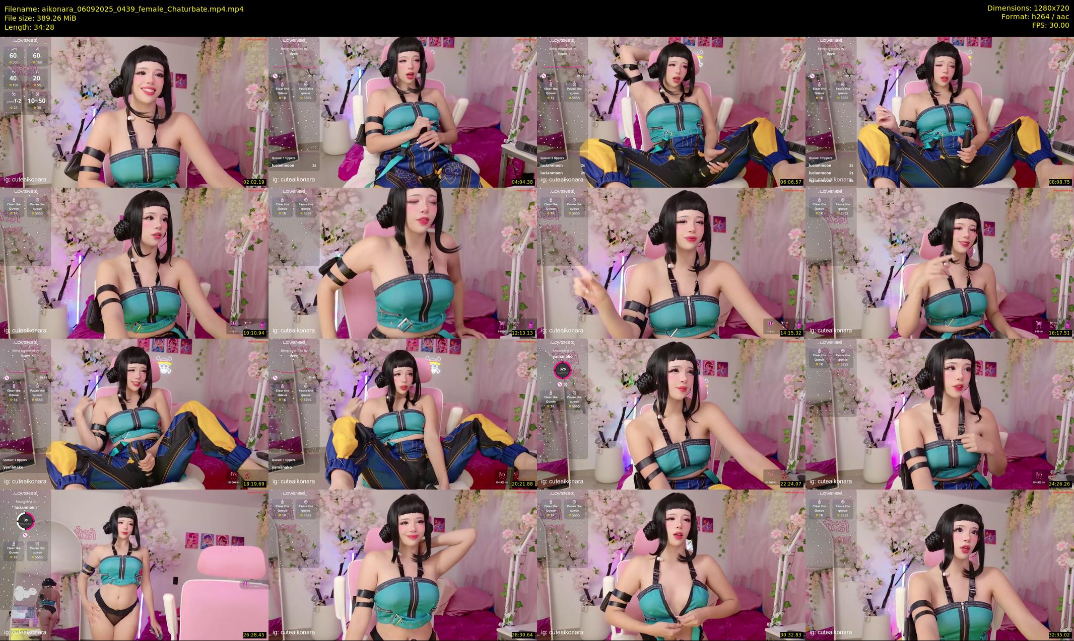 aikonara — 35 minute Chaturbate female cam show recording, 720p, Sep 6, 2025