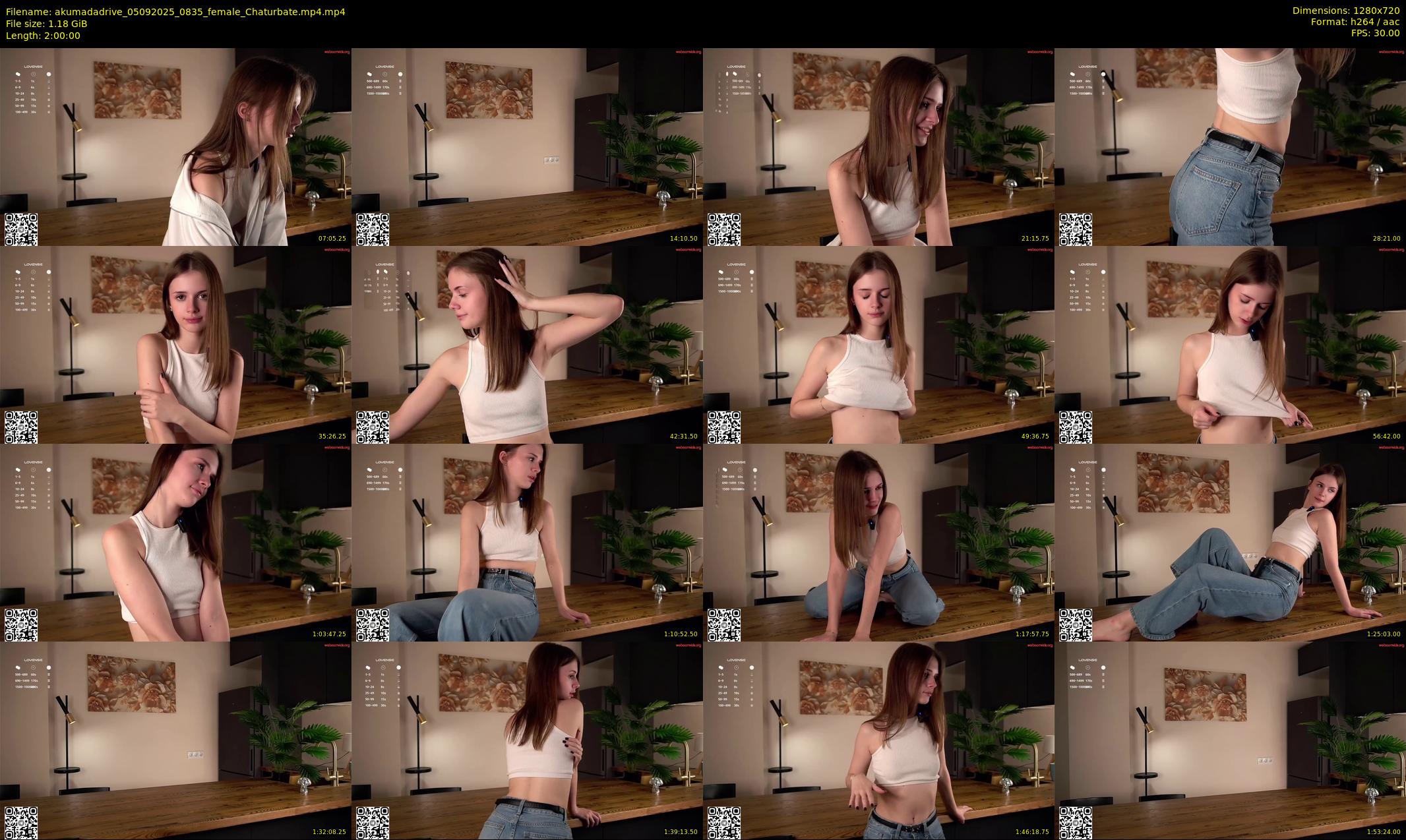 akumadadrive — 120 minute Chaturbate female cam show recording, 720p, Sep 5, 2025