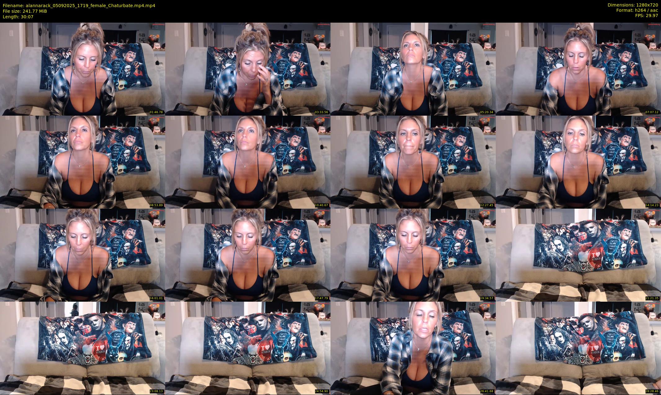alannarack — 31 minute Chaturbate female cam show recording, 720p, Sep 5, 2025