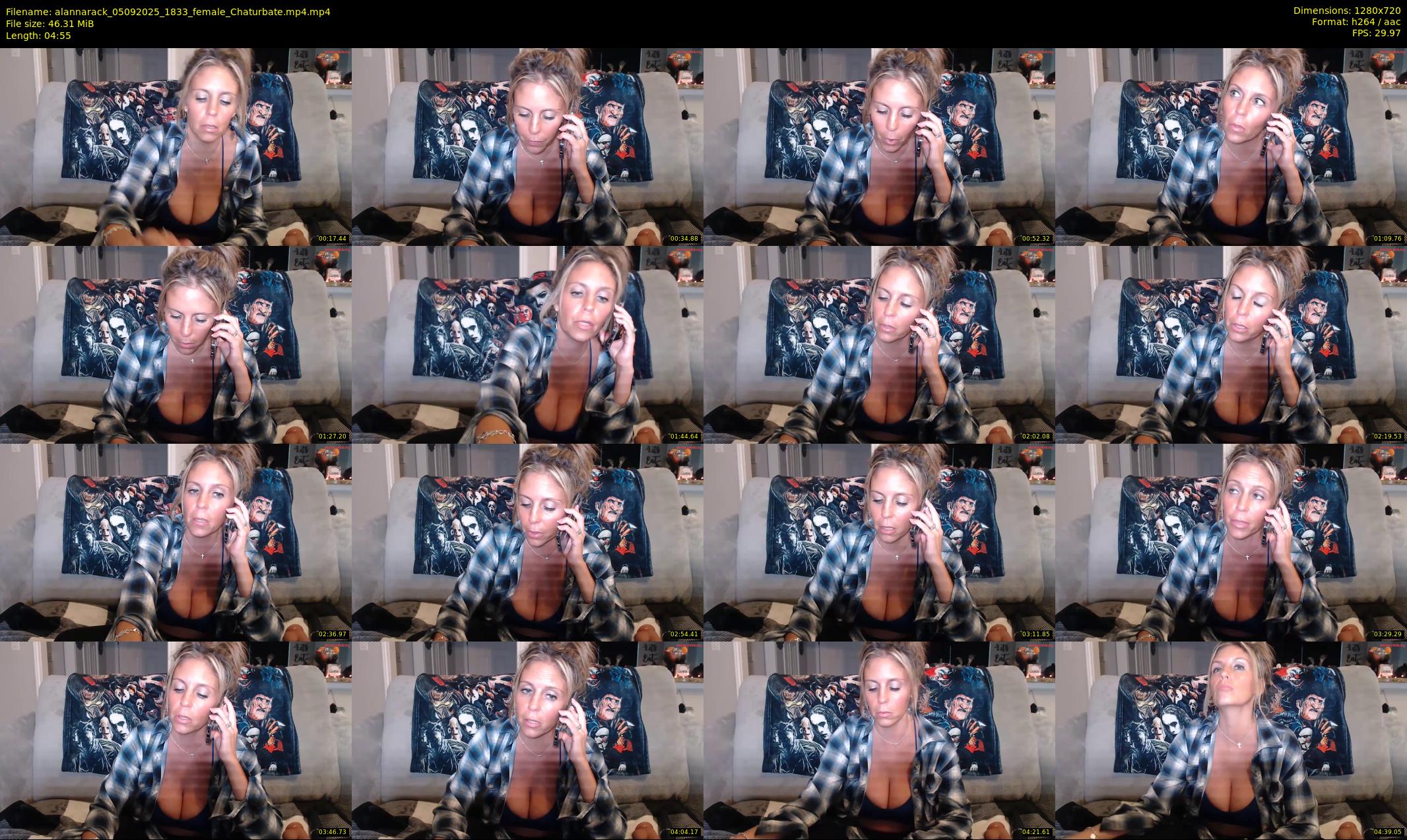 alannarack — 5 minute Chaturbate female cam show recording, 720p, Sep 5, 2025