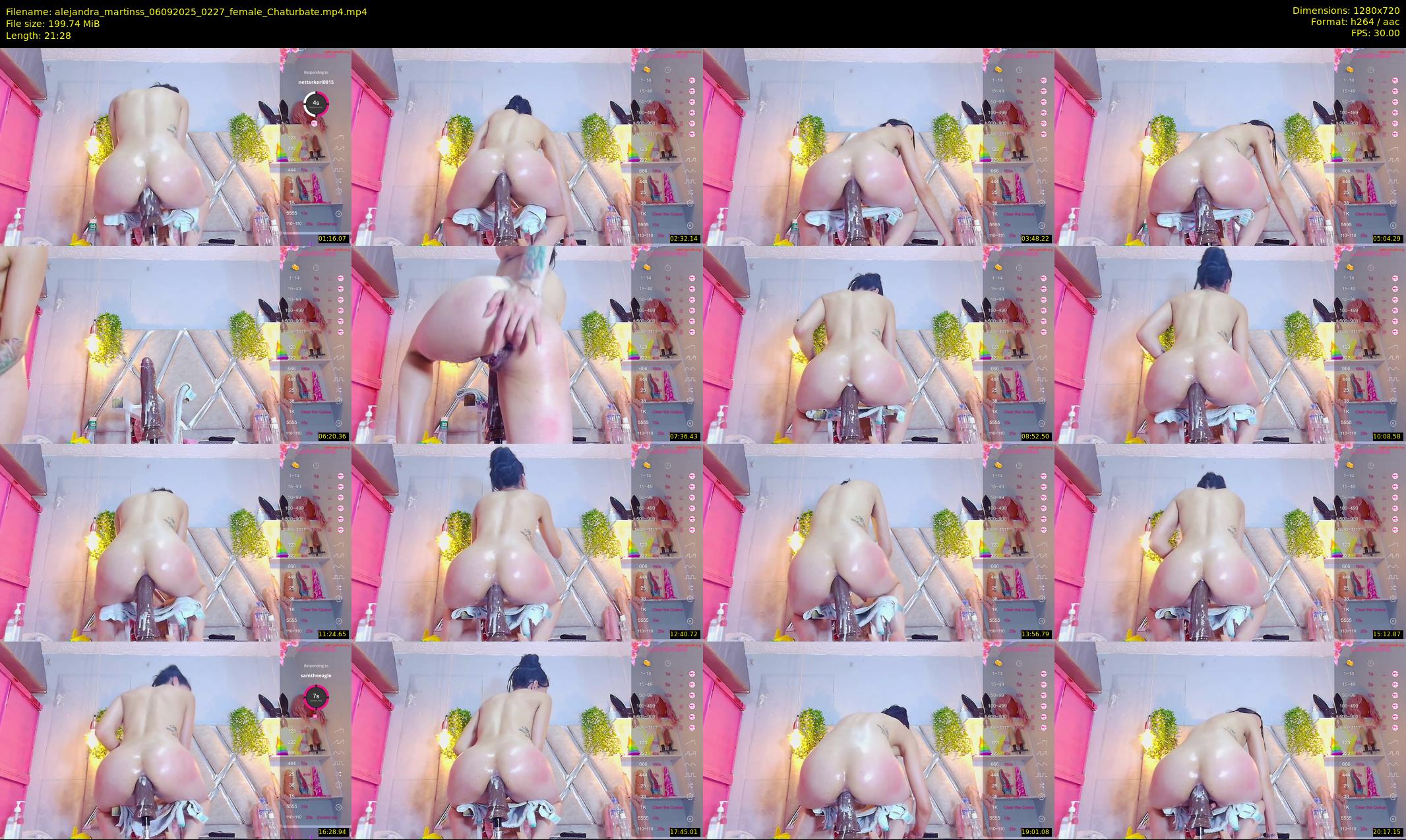 alejandra_martinss — 22 minute Chaturbate female cam show recording, 720p, Sep 6, 2025