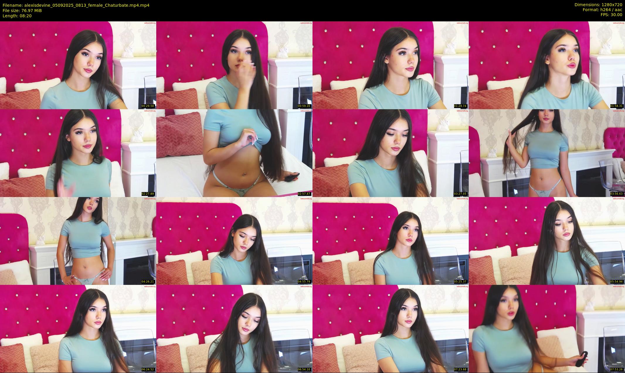 alexisdevine — 9 minute Chaturbate female cam show recording, 720p, Sep 5, 2025