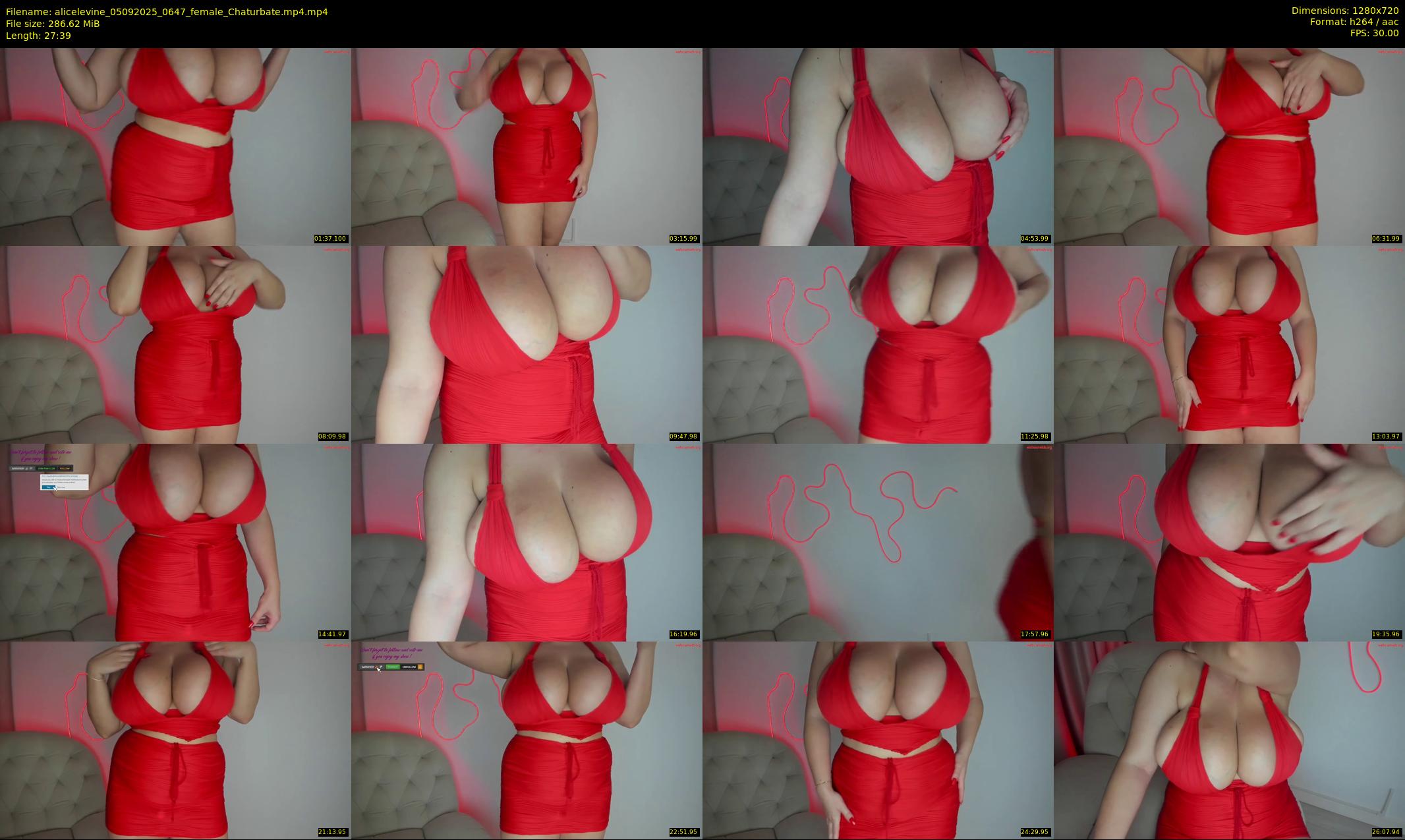 alicelevine — 28 minute Chaturbate female cam show recording, 720p, Sep 5, 2025