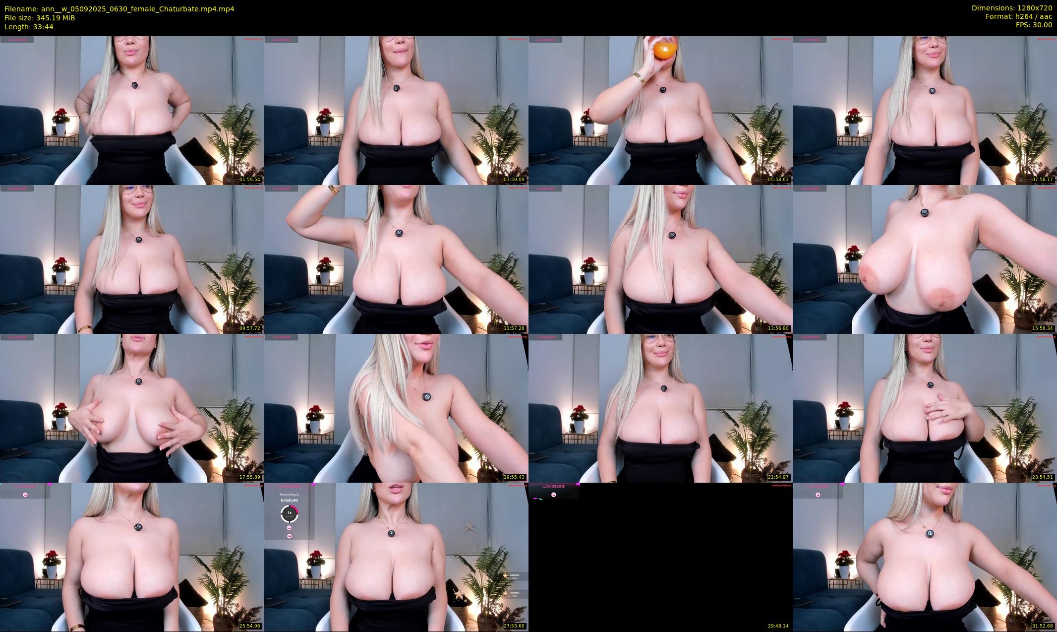 ann__w — 34 minute Chaturbate female cam show recording, 720p, Sep 5, 2025