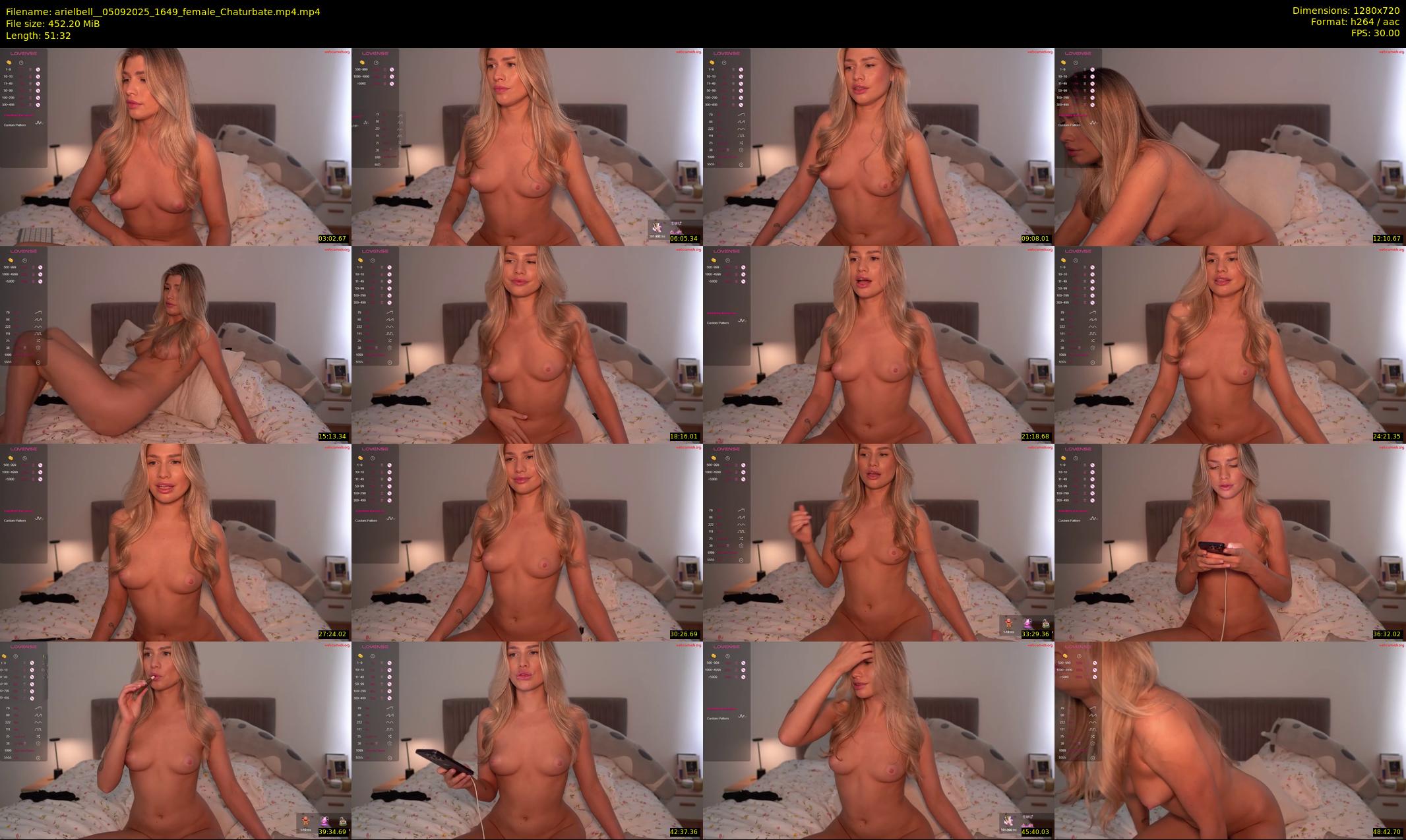 arielbell_ — 52 minute Chaturbate female cam show recording, 720p, Sep 5, 2025