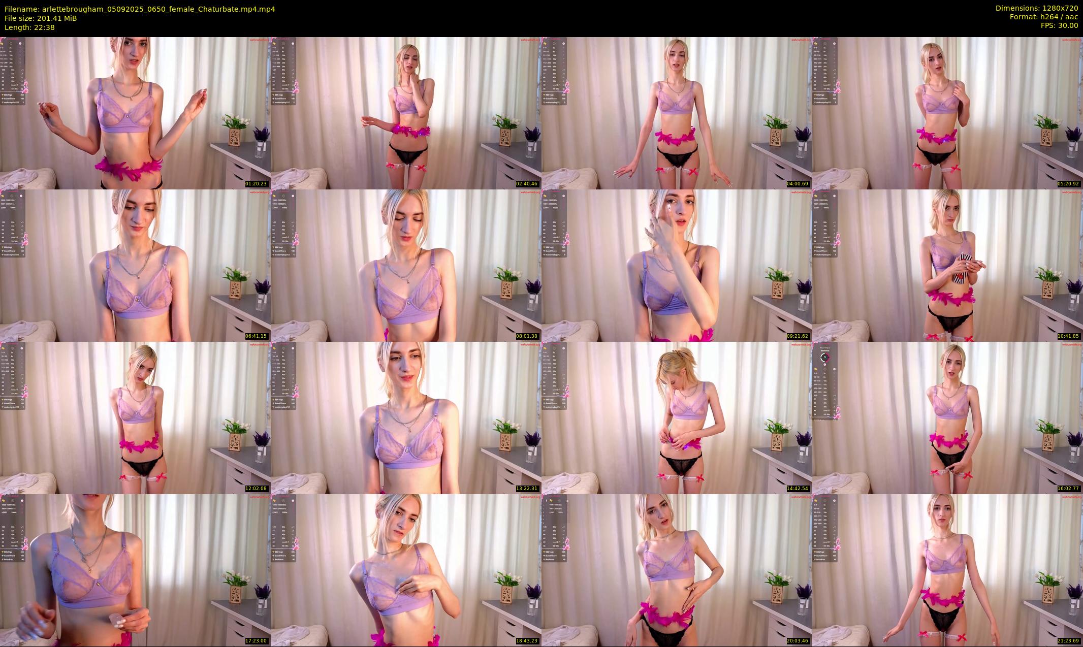 arlettebrougham — 23 minute Chaturbate female cam show recording, 720p, Sep 5, 2025