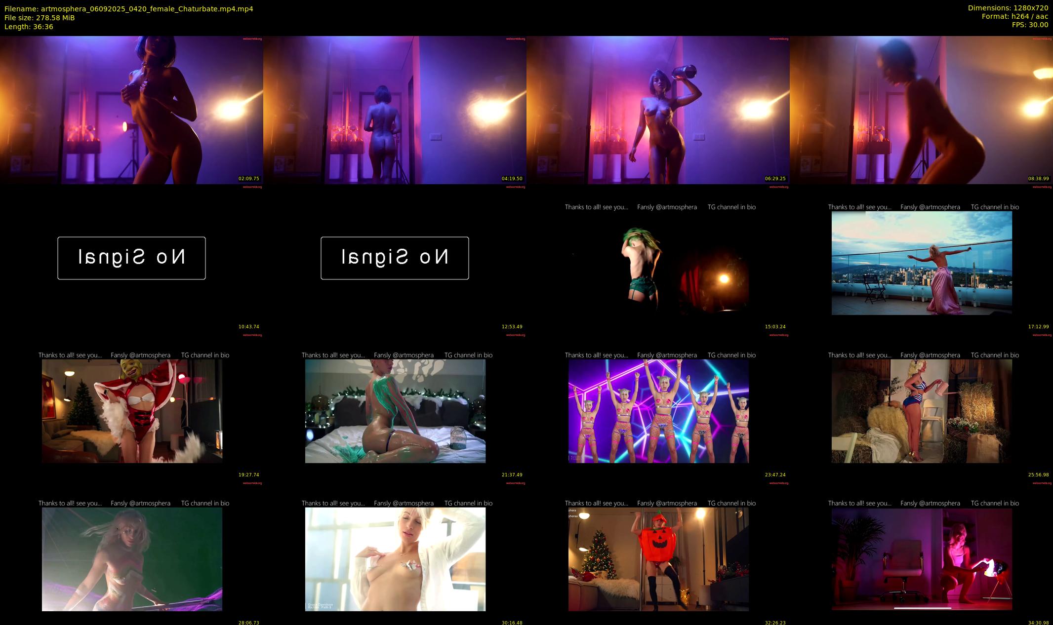 artmosphera — 37 minute Chaturbate female cam show recording, 720p, Sep 6, 2025