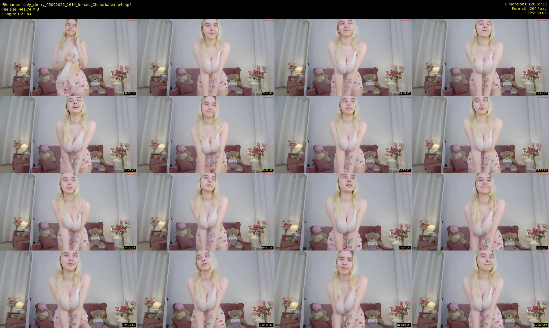 ashly_cherry — 84 minute Chaturbate female cam show recording, 720p, Sep 5, 2025