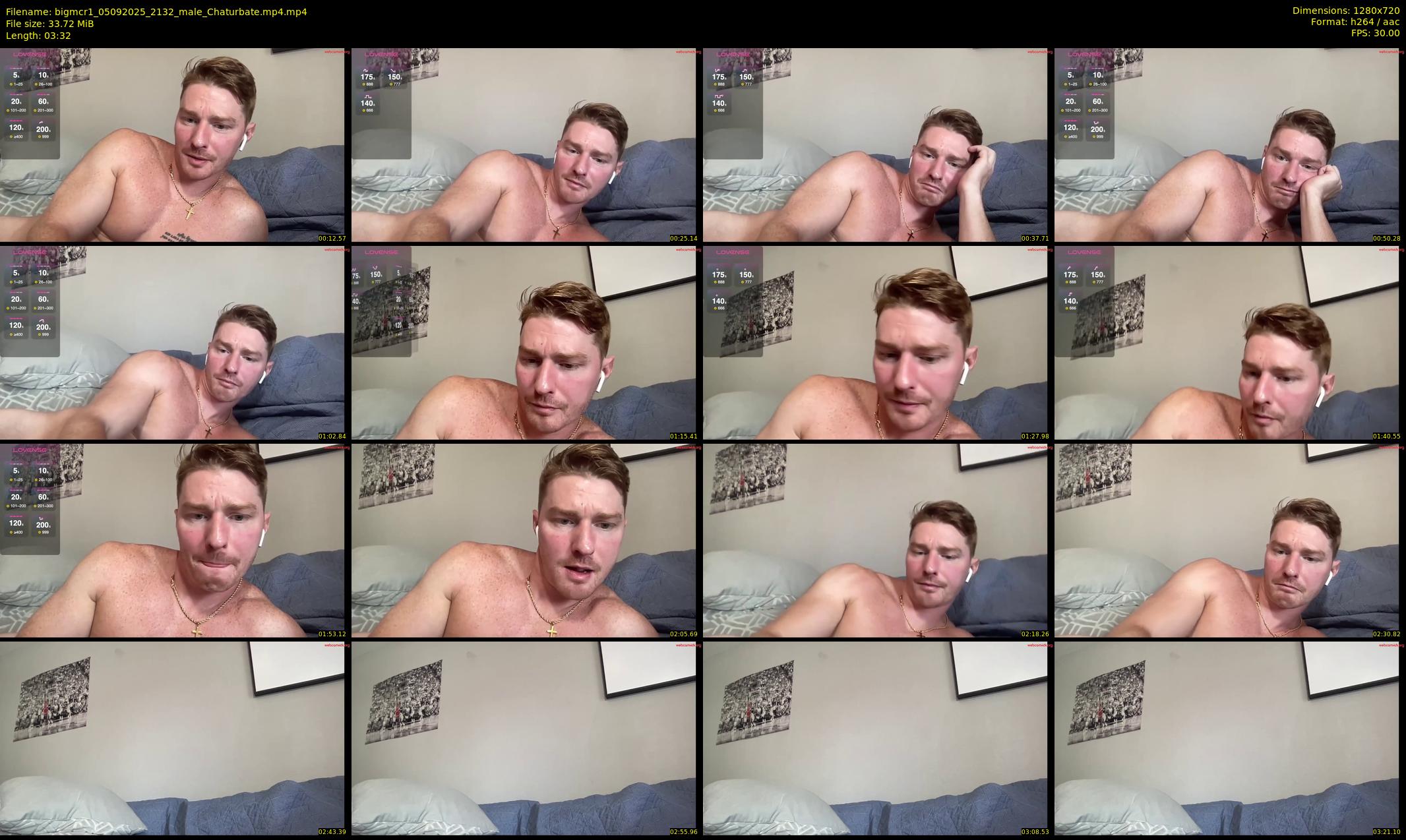 bigmcr1 — 4 minute Chaturbate male cam show recording, 720p, Sep 5, 2025