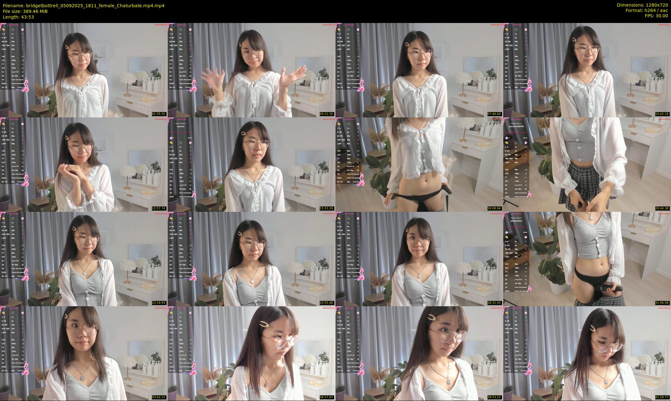 bridgetbottrell — 44 minute Chaturbate female cam show recording, 720p, Sep 5, 2025