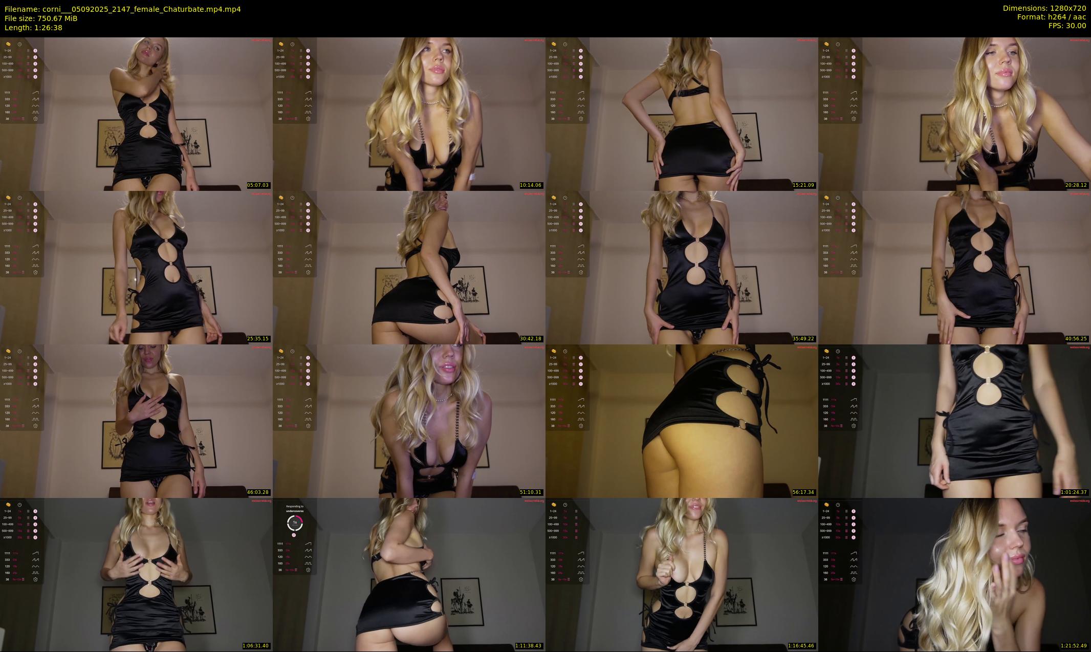corni__ — 87 minute Chaturbate female cam show recording, 720p, Sep 5, 2025