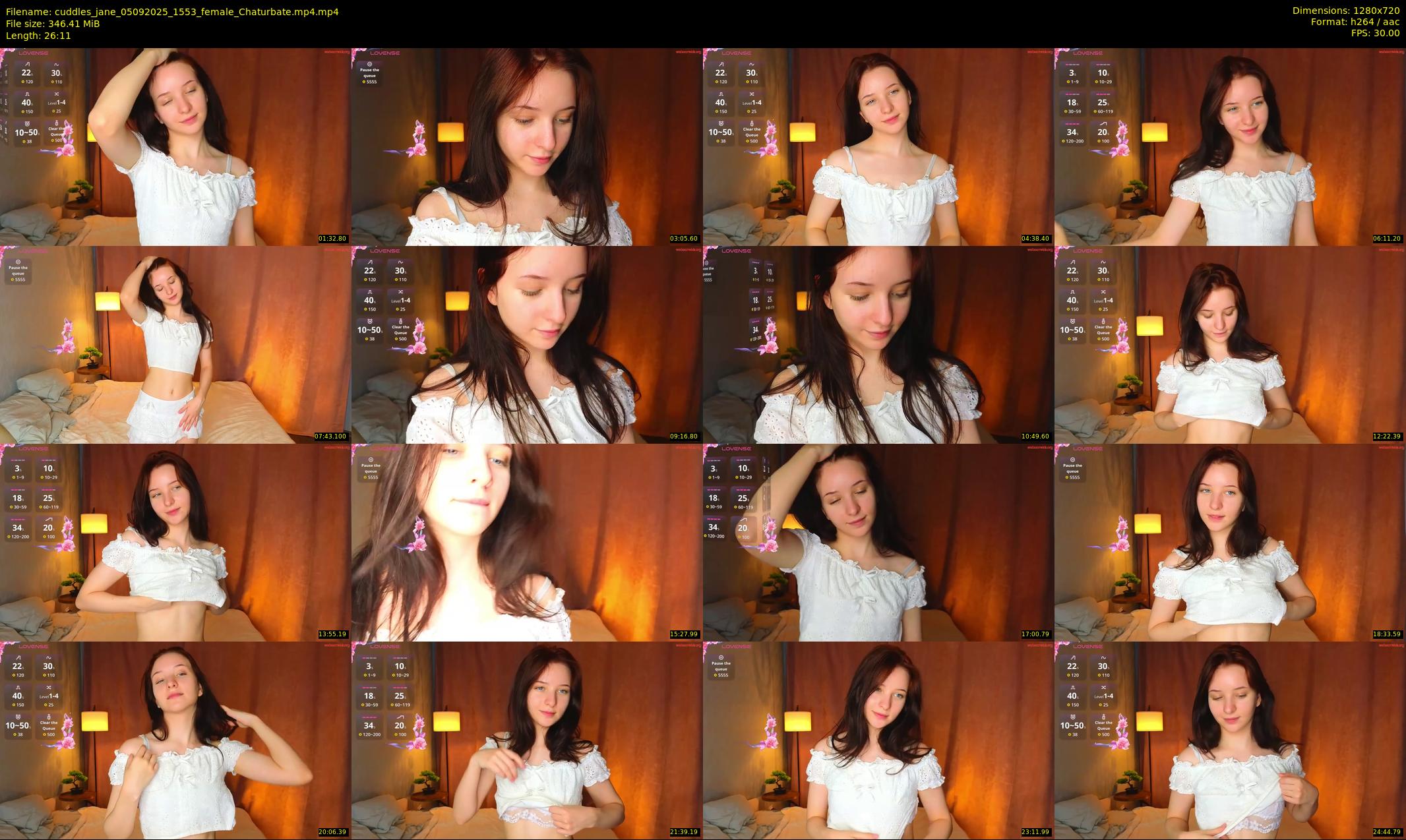 cuddles_jane — 27 minute Chaturbate female cam show recording, 720p, Sep 5, 2025