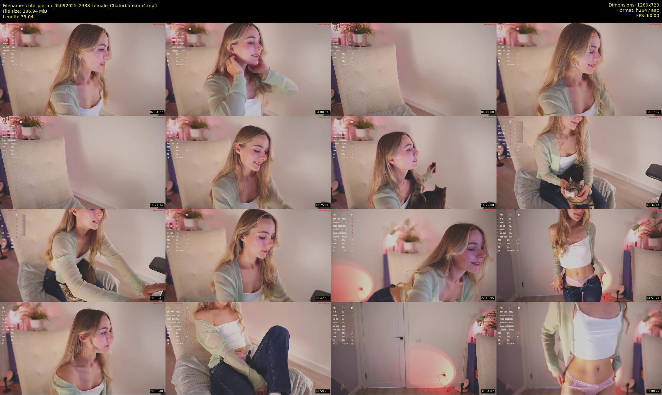 cute_pie_an — 36 minute Chaturbate female cam show recording, 720p, Sep 5, 2025