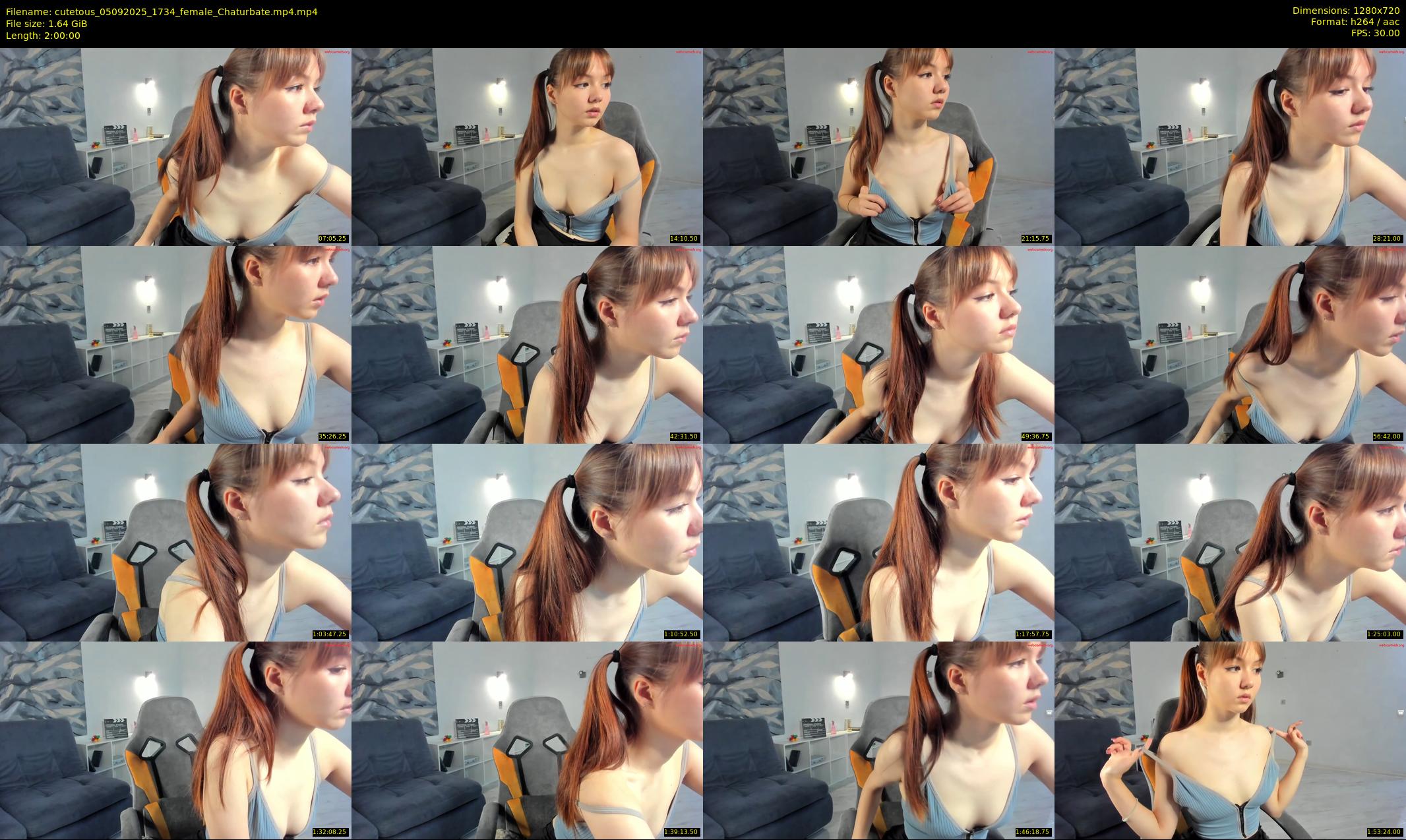 cutetous — 120 minute Chaturbate female cam show recording, 720p, Sep 5, 2025