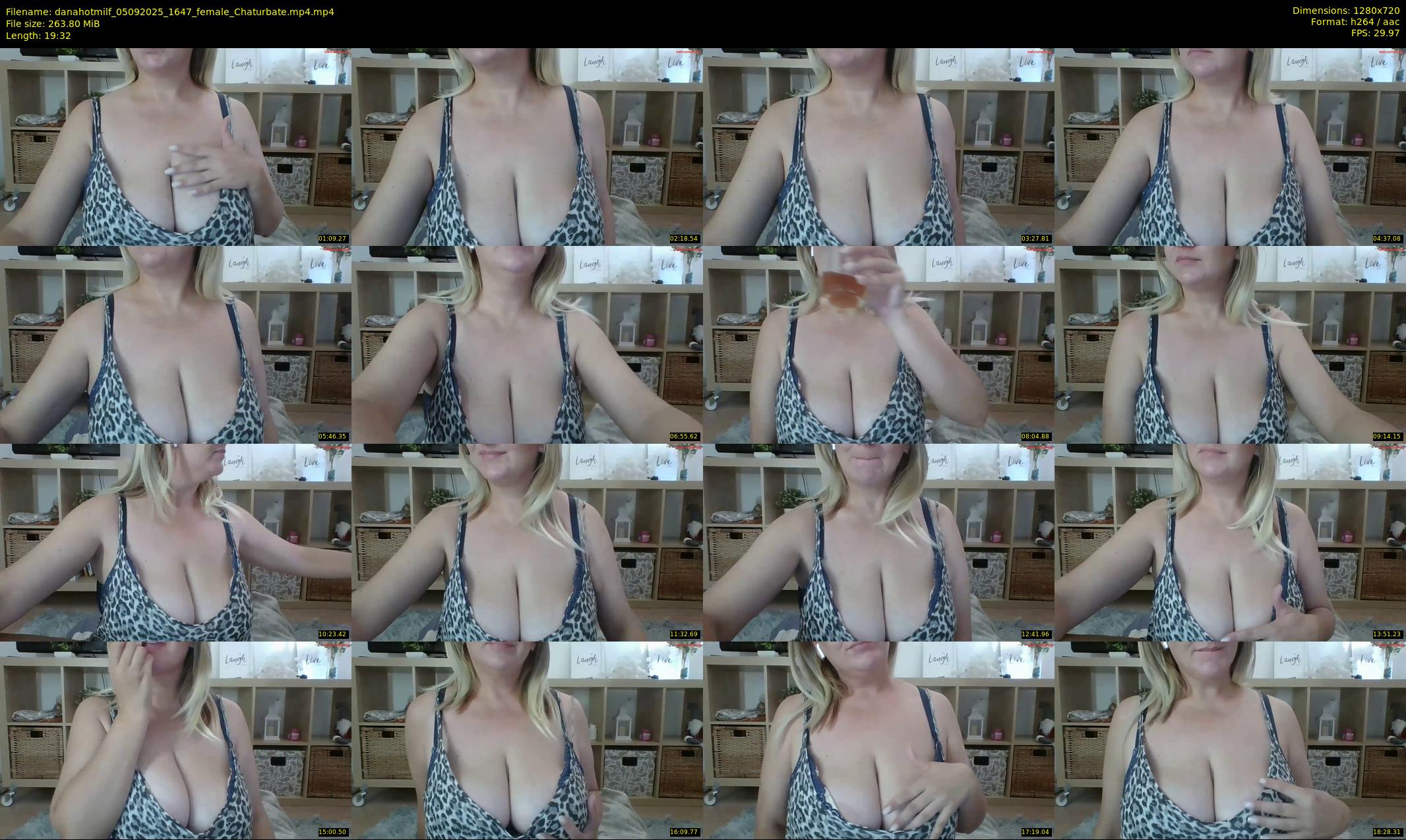 danahotmilf — 20 minute Chaturbate female cam show recording, 720p, Sep 5, 2025