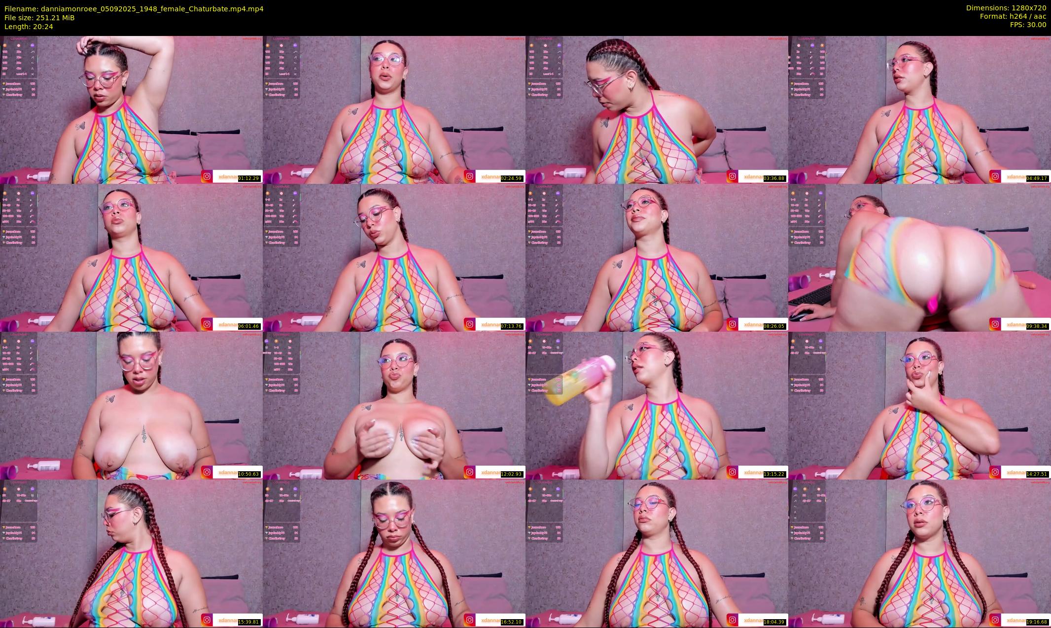 danniamonroee — 21 minute Chaturbate female cam show recording, 720p, Sep 5, 2025