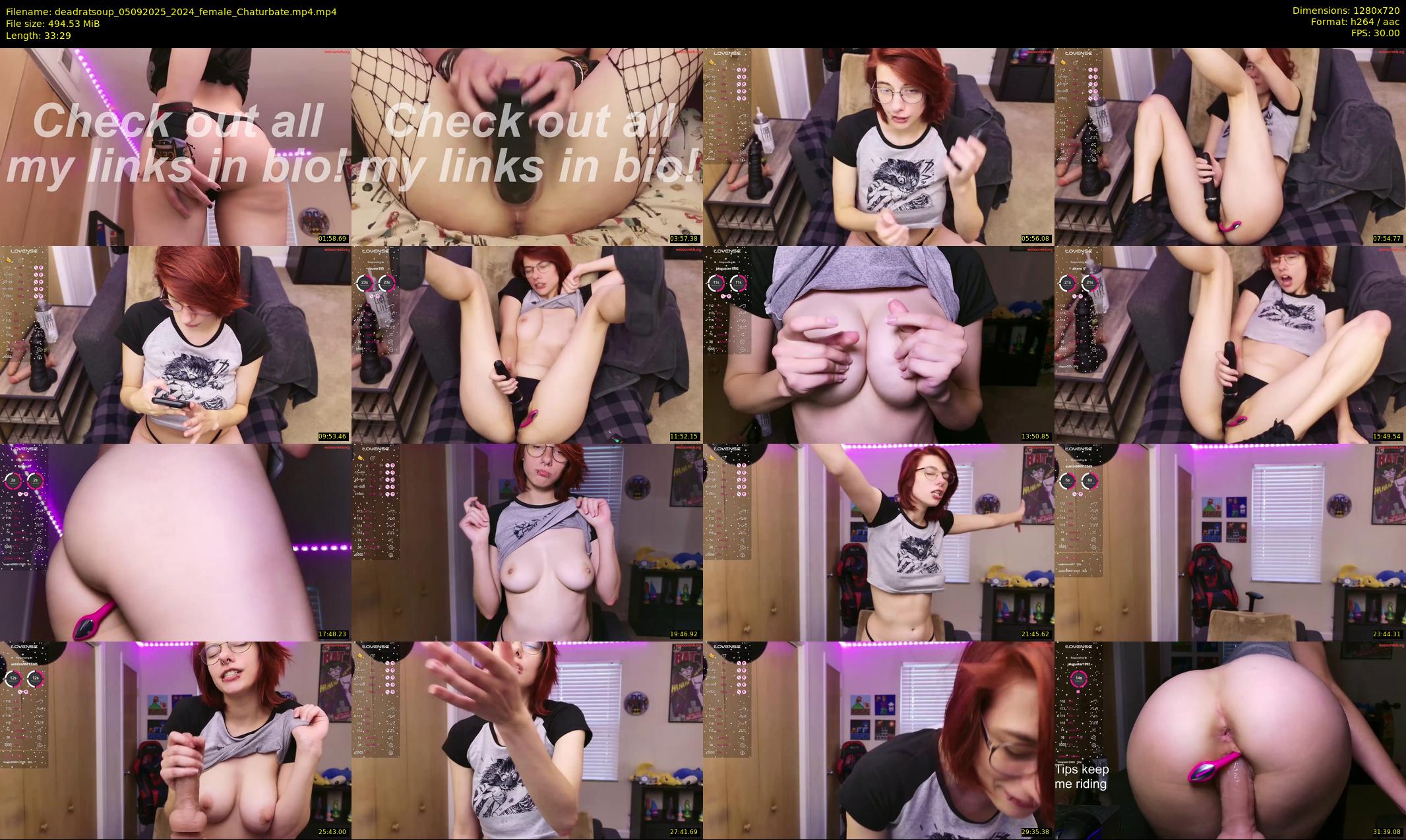 deadratsoup — 34 minute Chaturbate female cam show recording, 720p, Sep 5, 2025