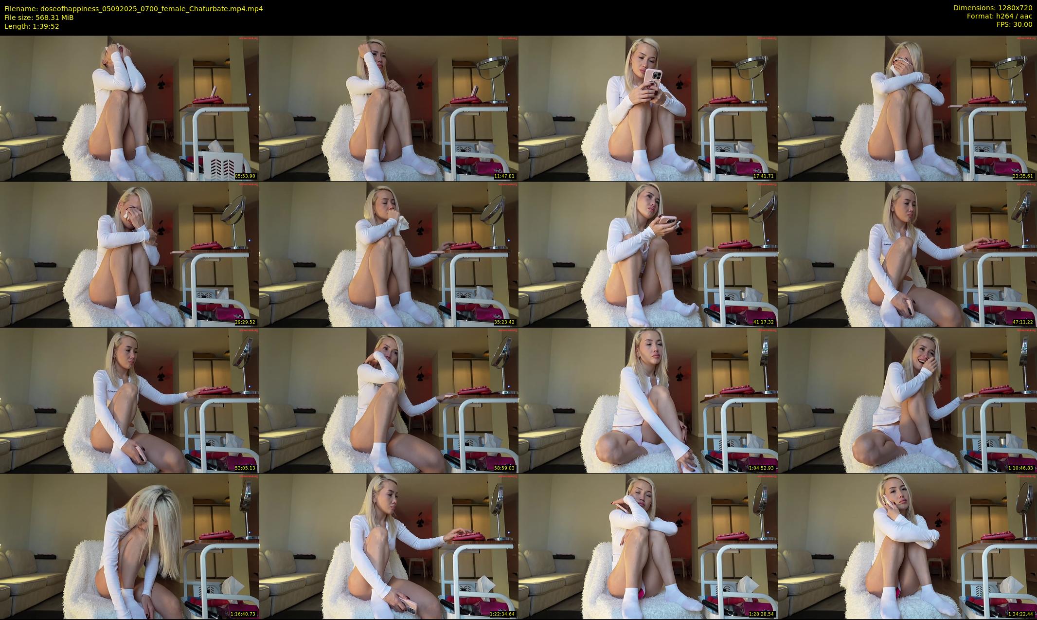 doseofhappiness — 100 minute Chaturbate female cam show recording, 720p, Sep 5, 2025