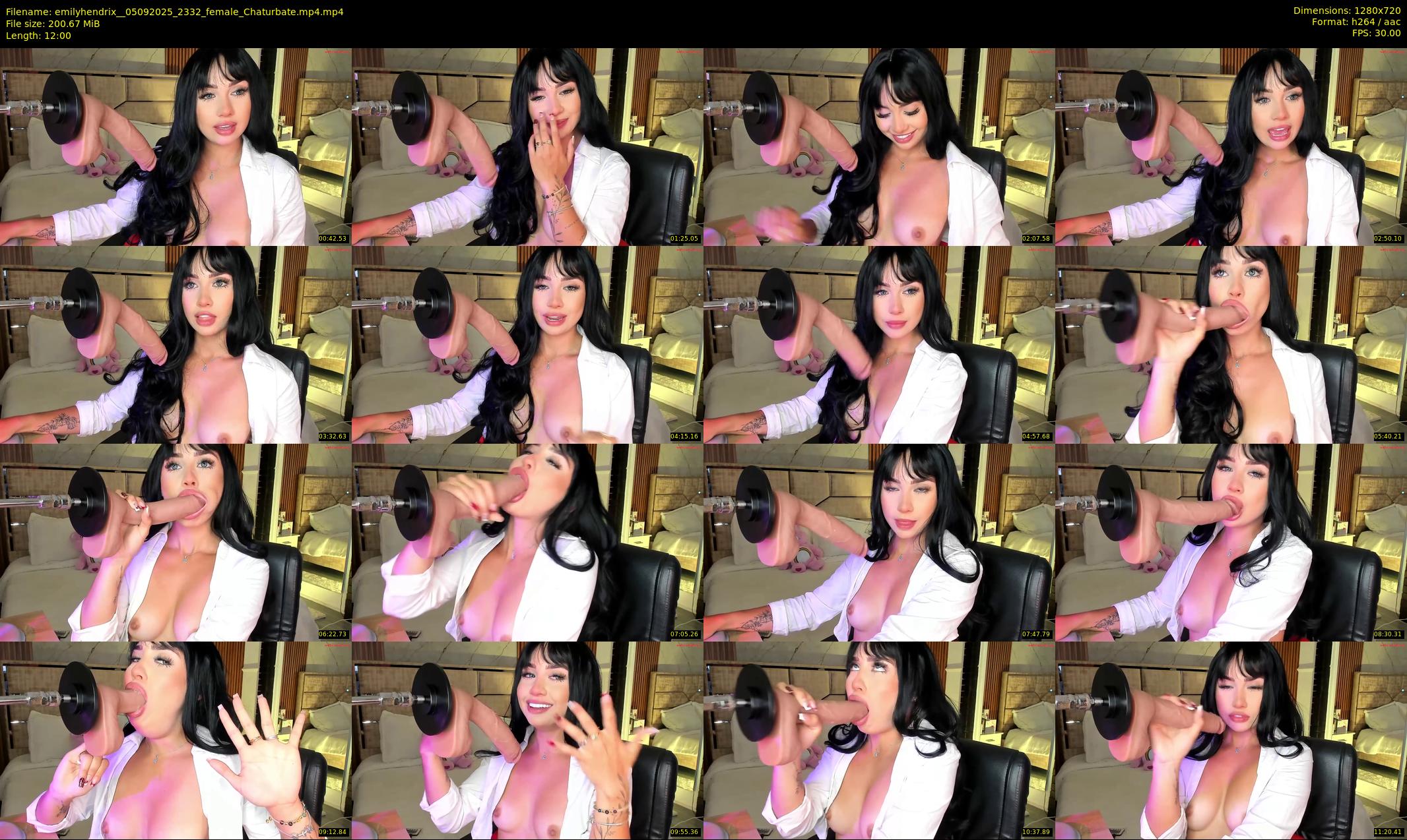 emilyhendrix_ — 12 minute Chaturbate couple cam show recording, 720p, Sep 5, 2025