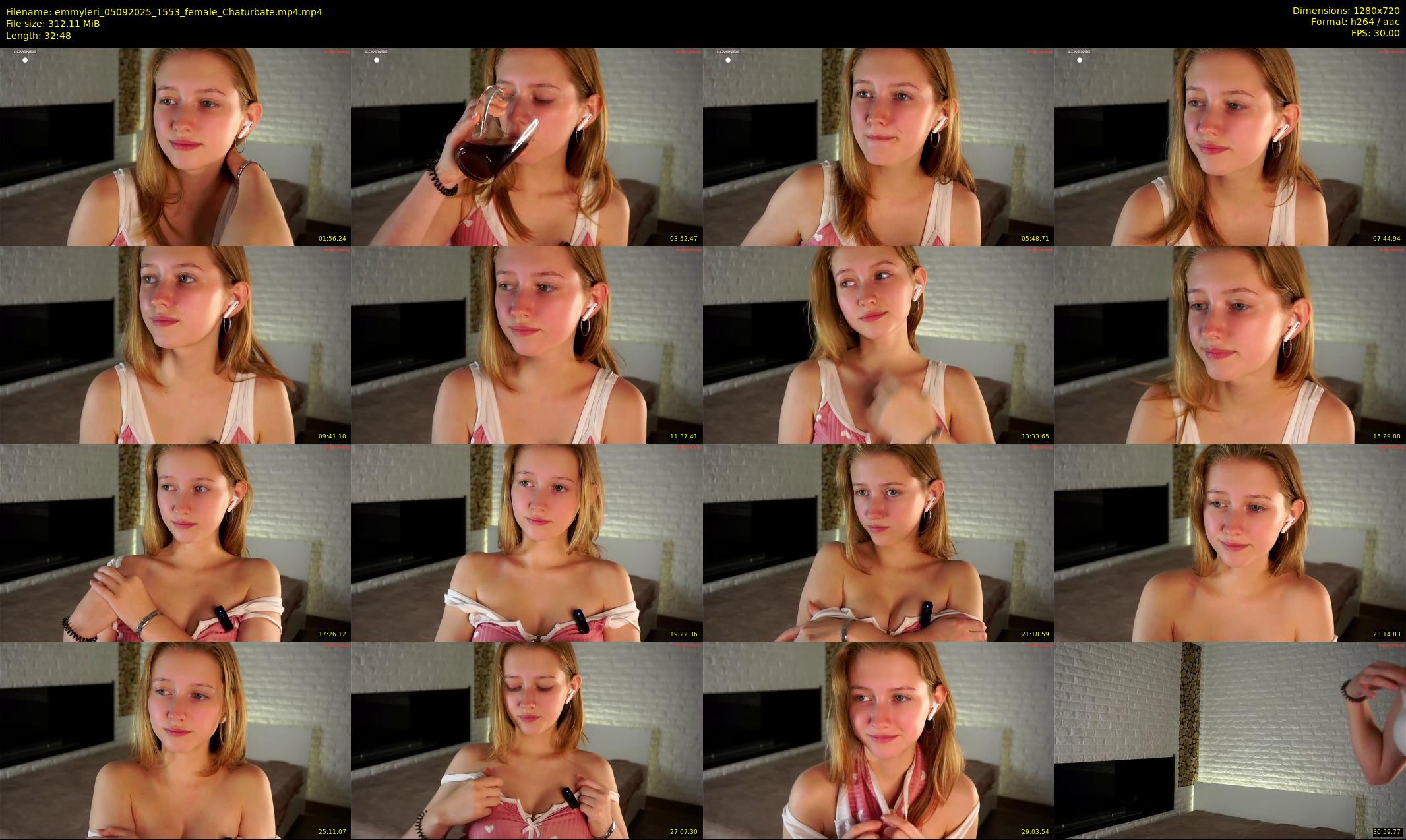 emmyleri — 33 minute Chaturbate female cam show recording, 720p, Sep 5, 2025