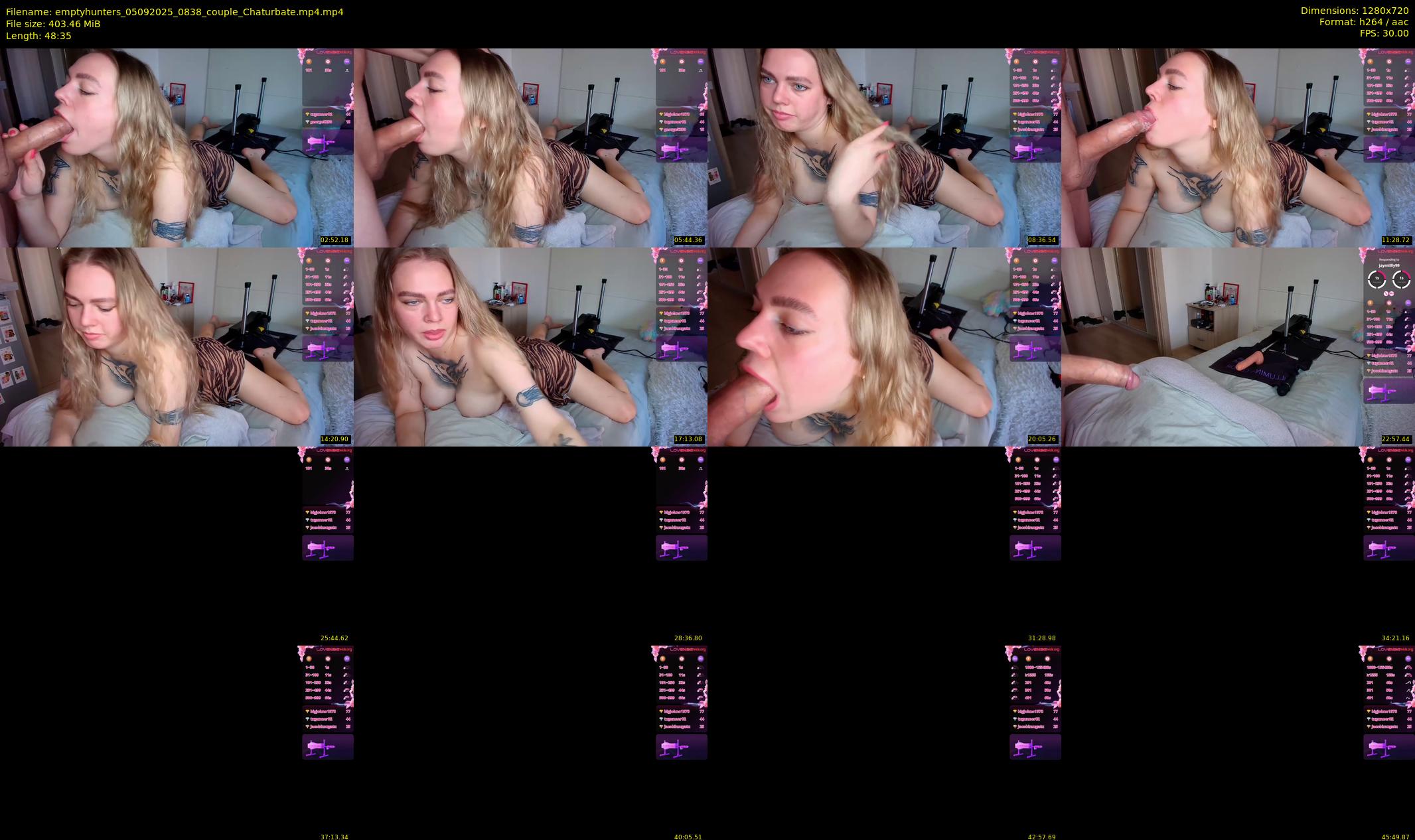 emptyhunters — 49 minute Chaturbate couple cam show recording, 720p, Sep 5, 2025