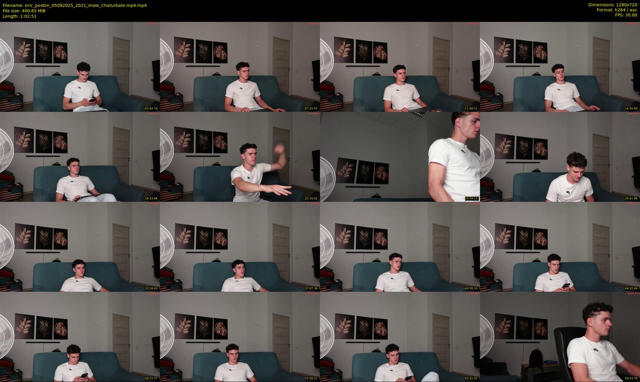 eric_poston — 63 minute Chaturbate male cam show recording, 720p, Sep 5, 2025