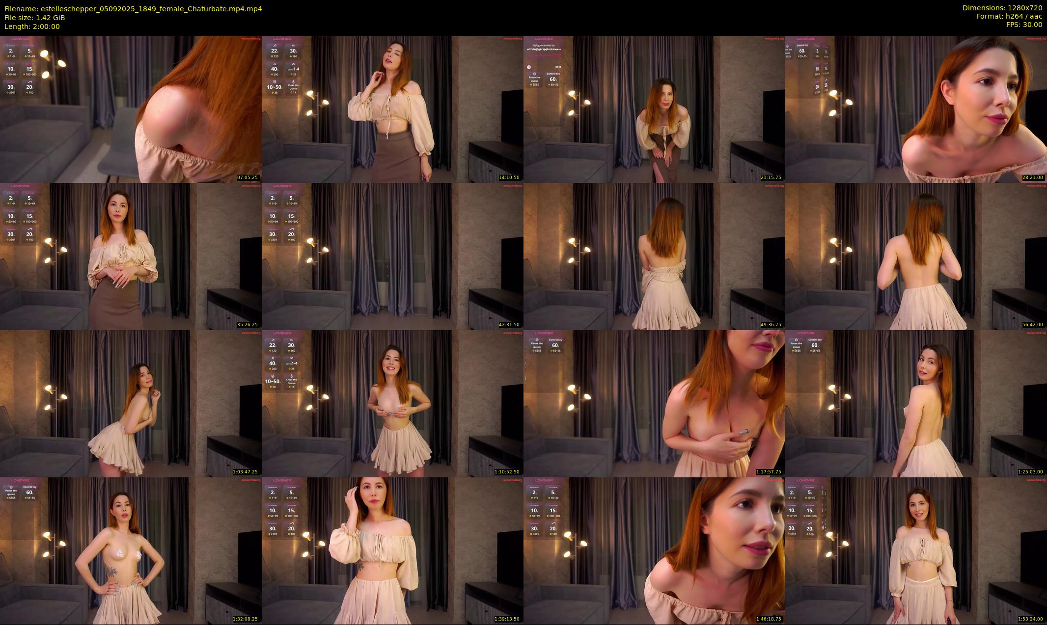 estelleschepper — 120 minute Chaturbate female cam show recording, 720p, Sep 5, 2025