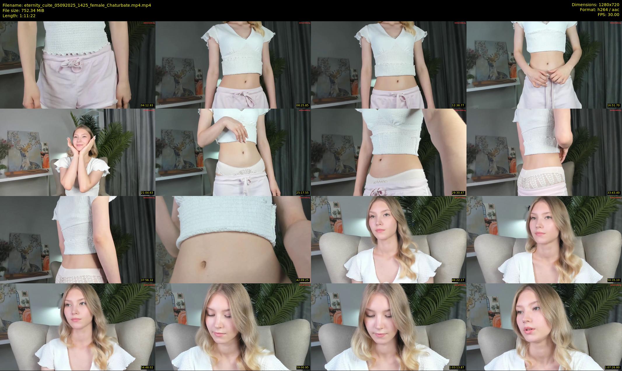 eternity_cuite — 72 minute Chaturbate female cam show recording, 720p, Sep 5, 2025
