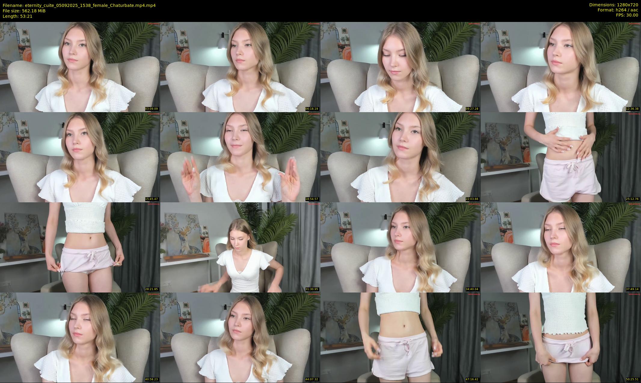 eternity_cuite — 54 minute Chaturbate female cam show recording, 720p, Sep 5, 2025