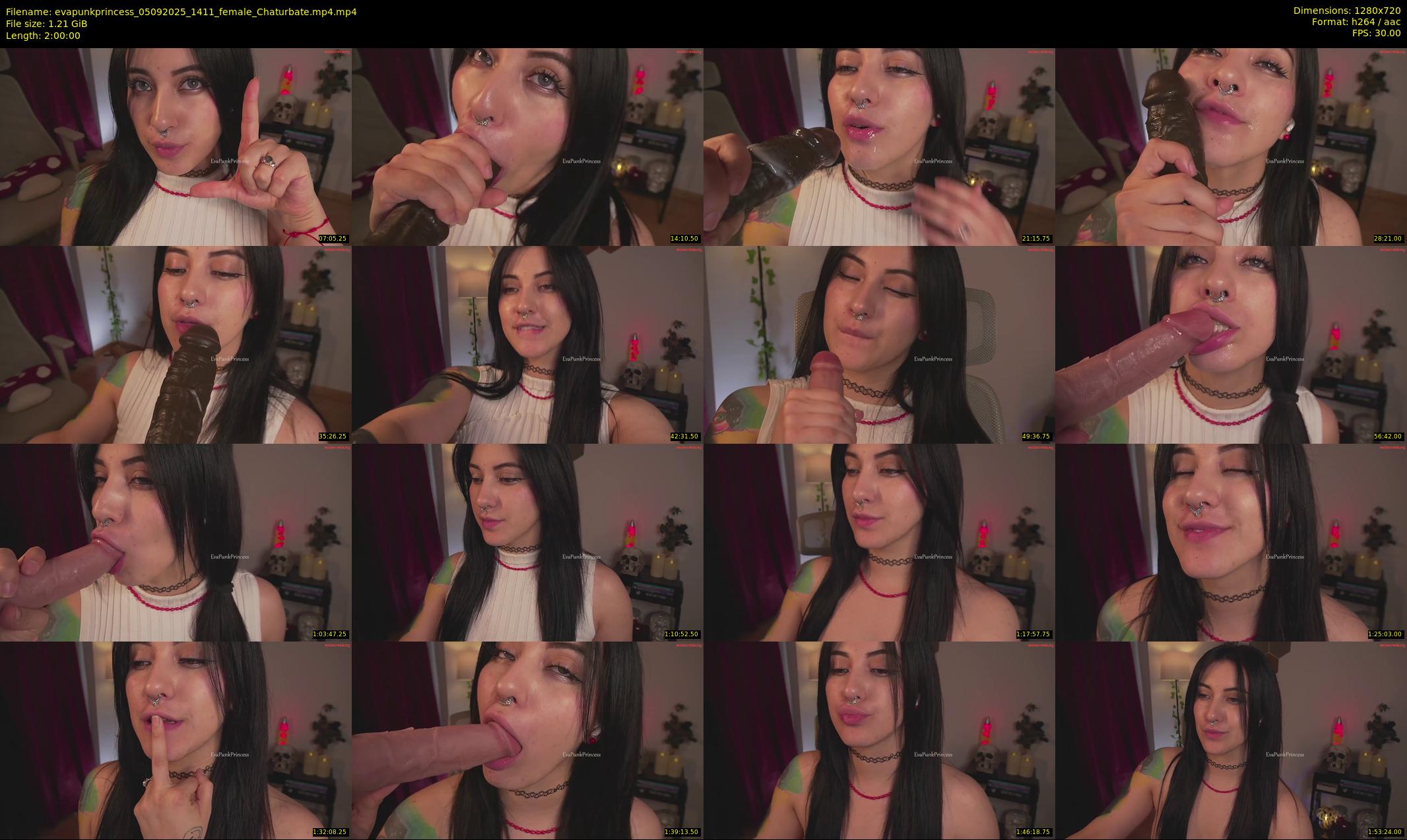 evapunkprincess — 120 minute Chaturbate female cam show recording, 720p, Sep 5, 2025