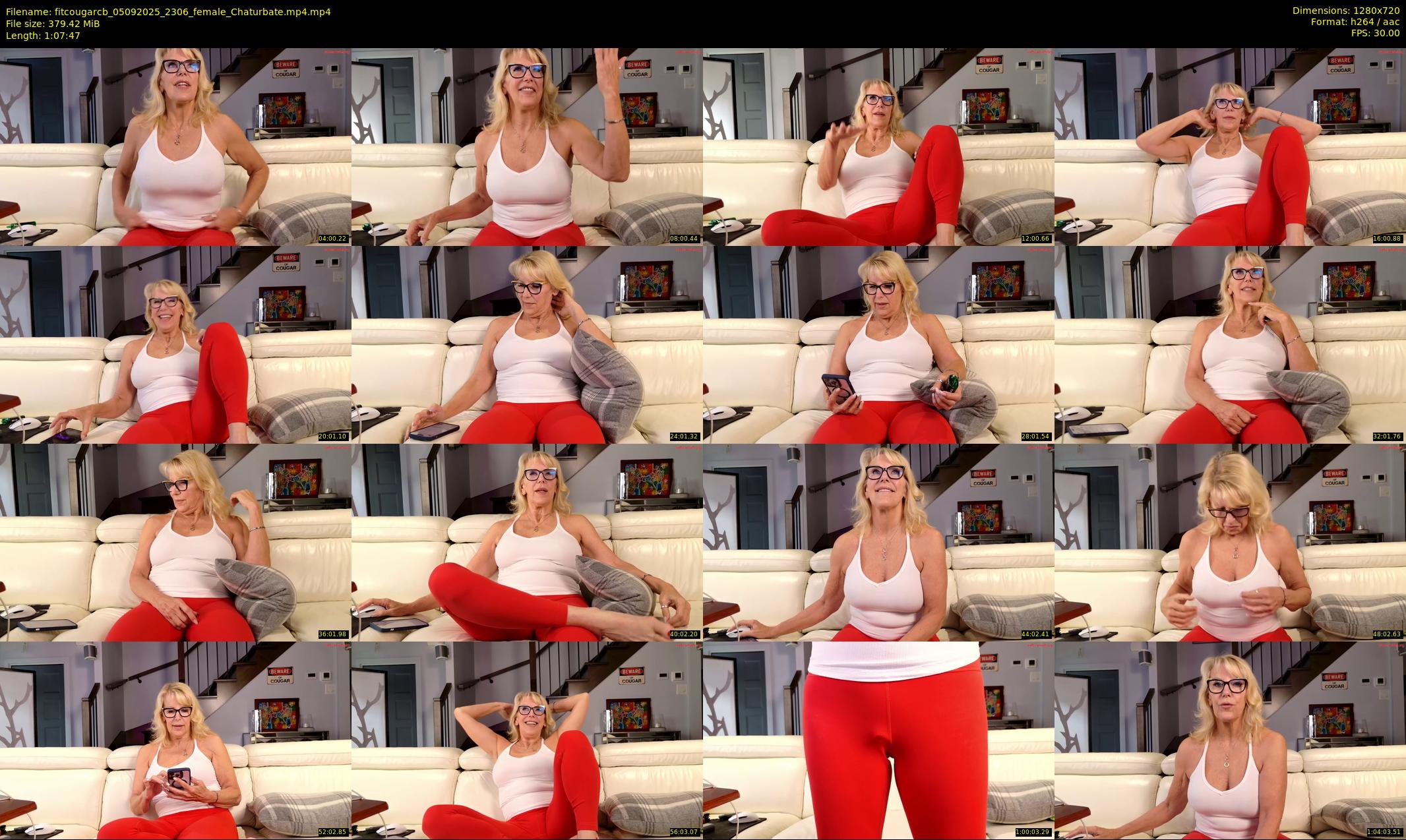 fitcougarcb — 68 minute Chaturbate female cam show recording, 720p, Sep 5, 2025