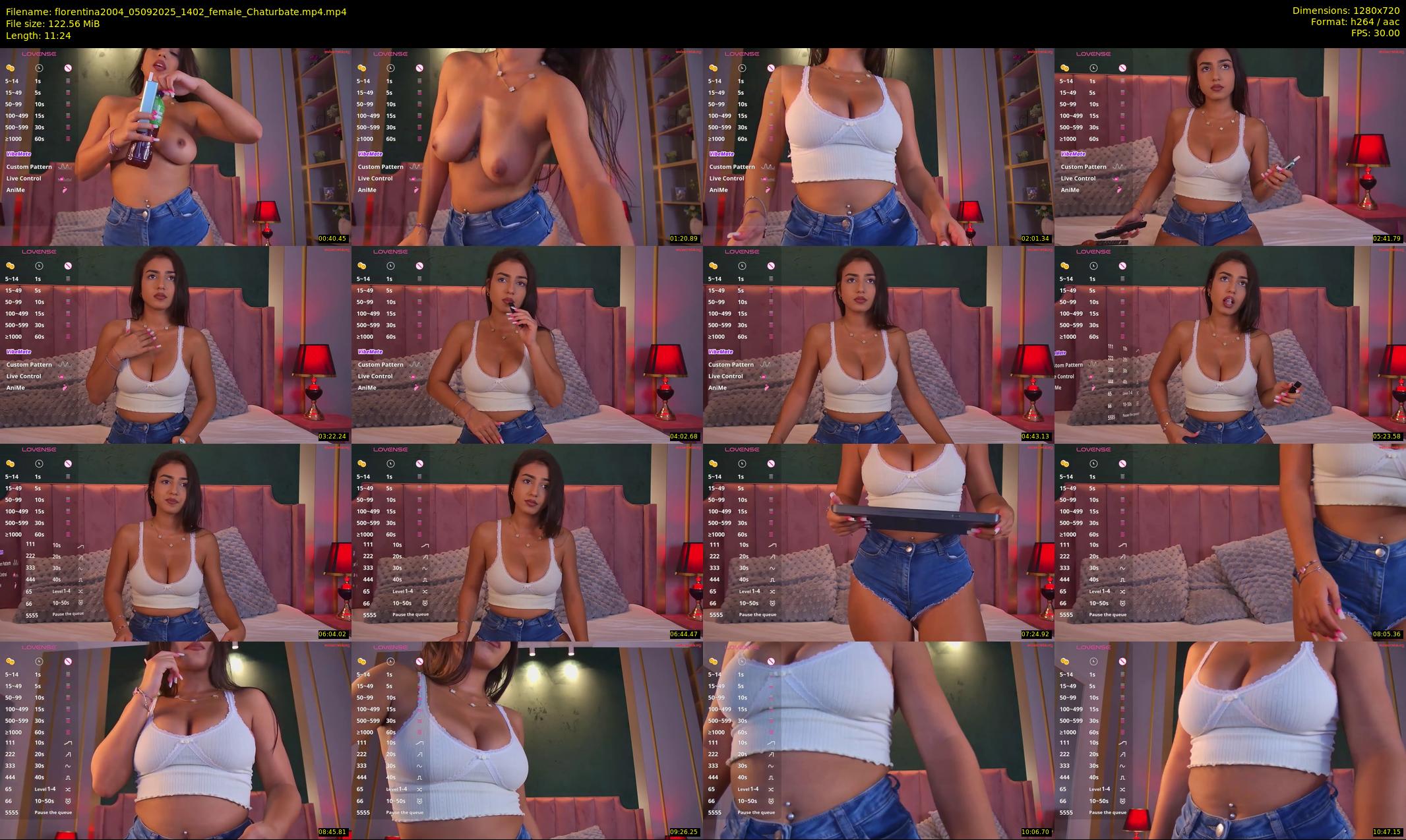 florentina2004 — 12 minute Chaturbate female cam show recording, 720p, Sep 5, 2025