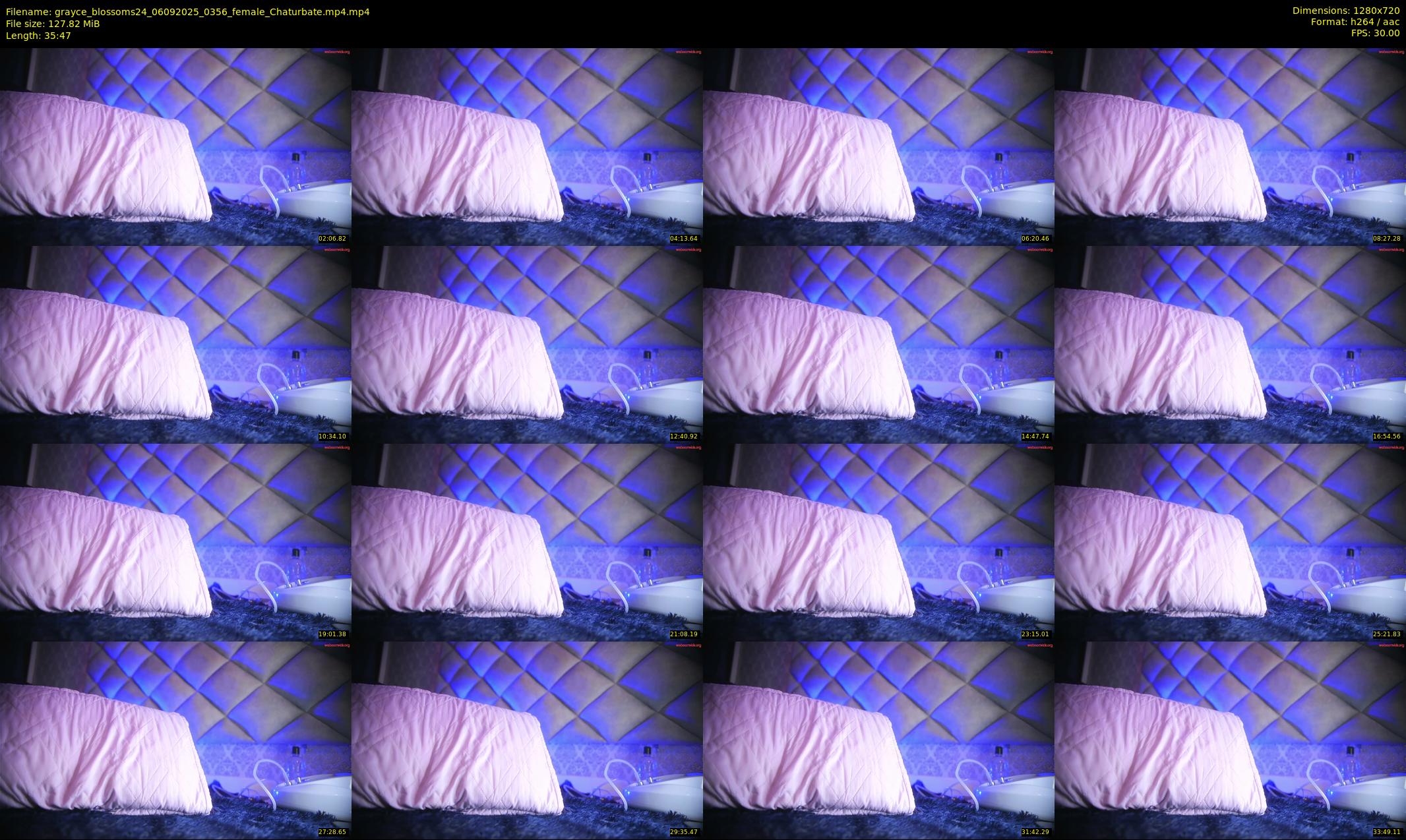 grayce_blossoms24 — 36 minute Chaturbate female cam show recording, 720p, Sep 6, 2025