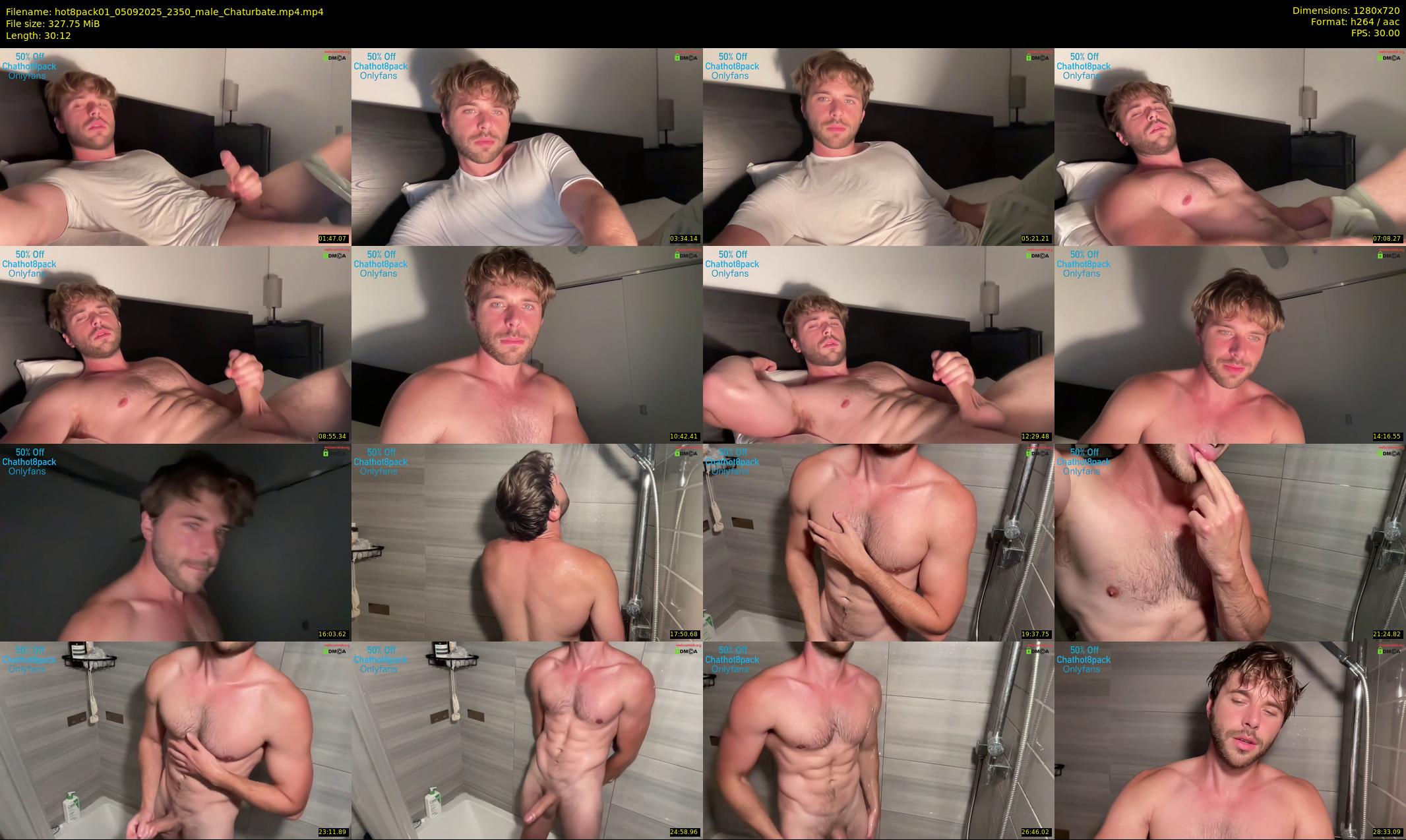 hot8pack01 — 31 minute Chaturbate male cam show recording, 720p, Sep 5, 2025