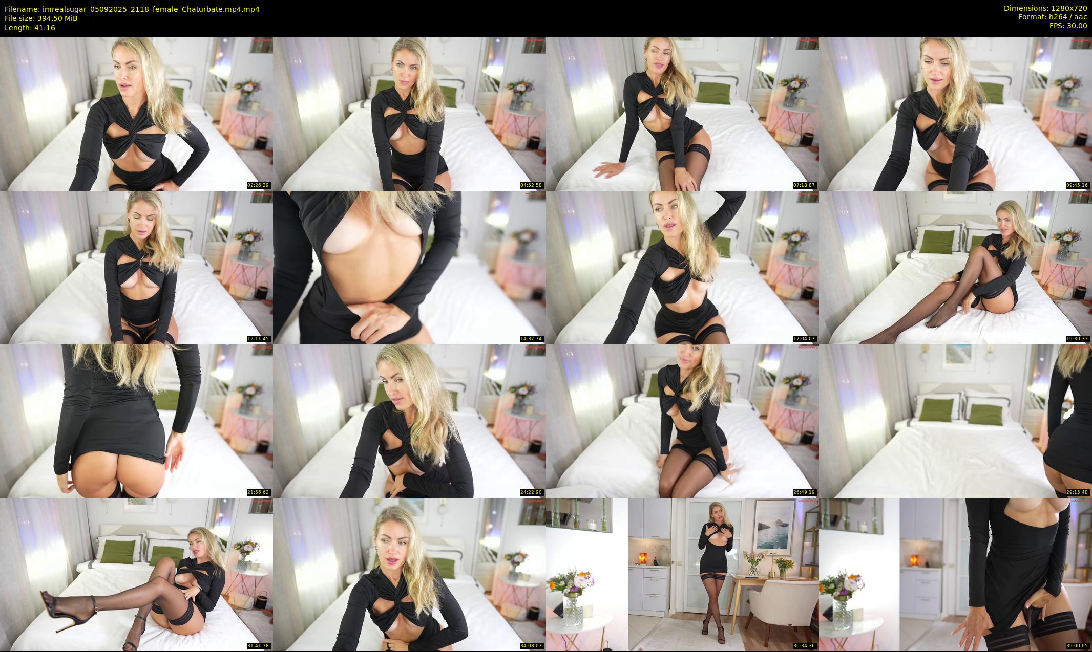 imrealsugar — 42 minute Chaturbate female cam show recording, 720p, Sep 5, 2025