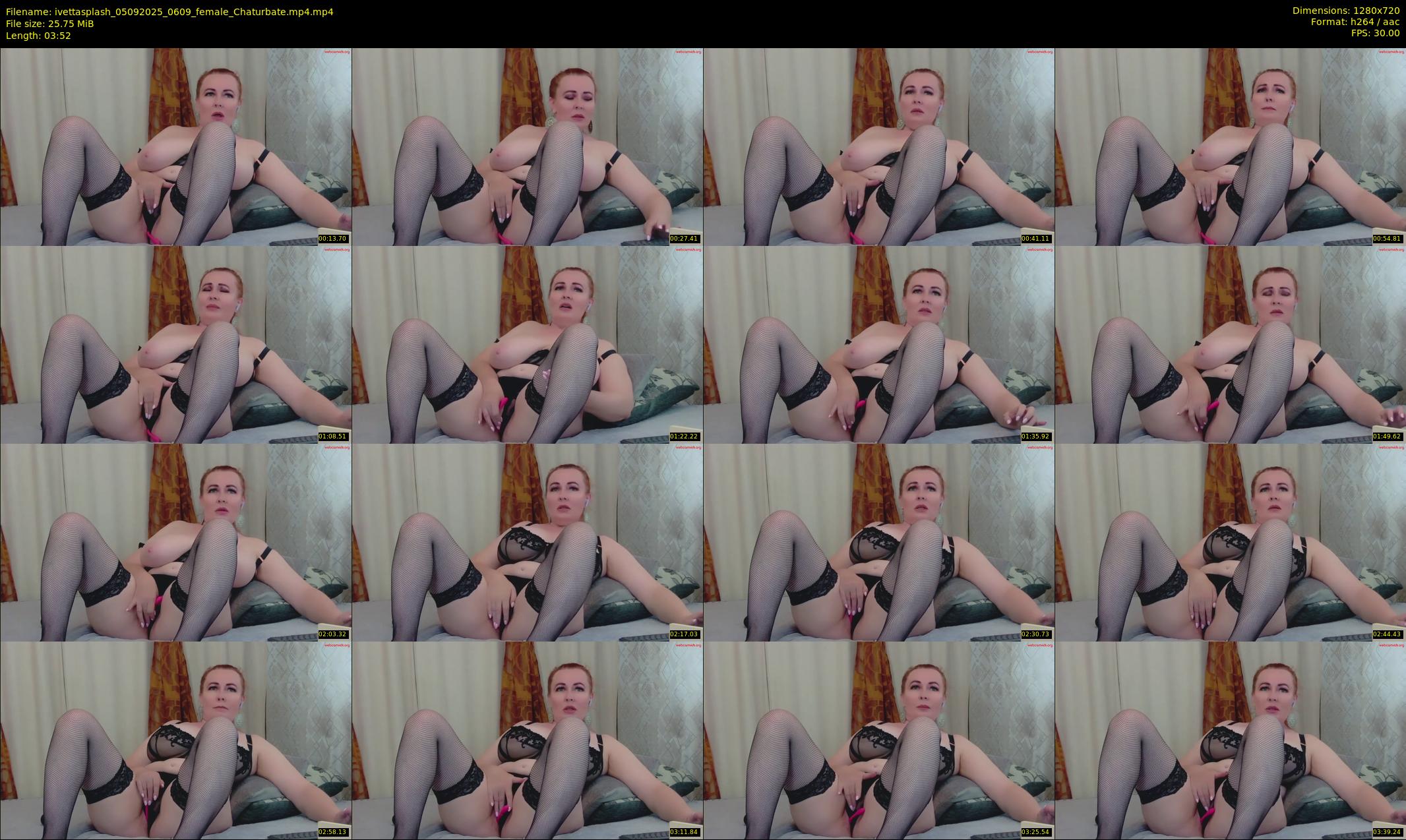 ivettasplash — 4 minute Chaturbate female cam show recording, 720p, Sep 5, 2025