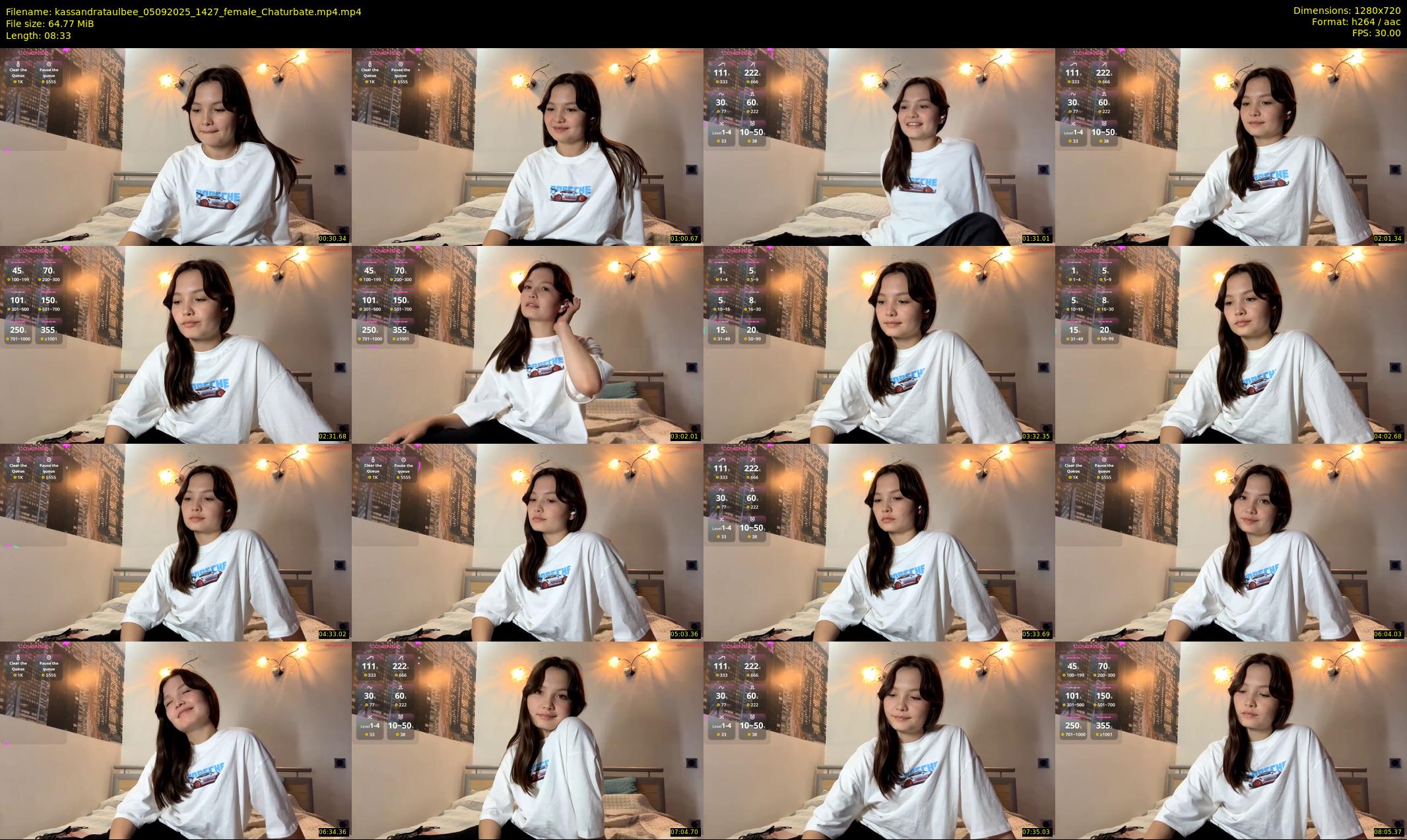 kassandrataulbee — 9 minute Chaturbate female cam show recording, 720p, Sep 5, 2025