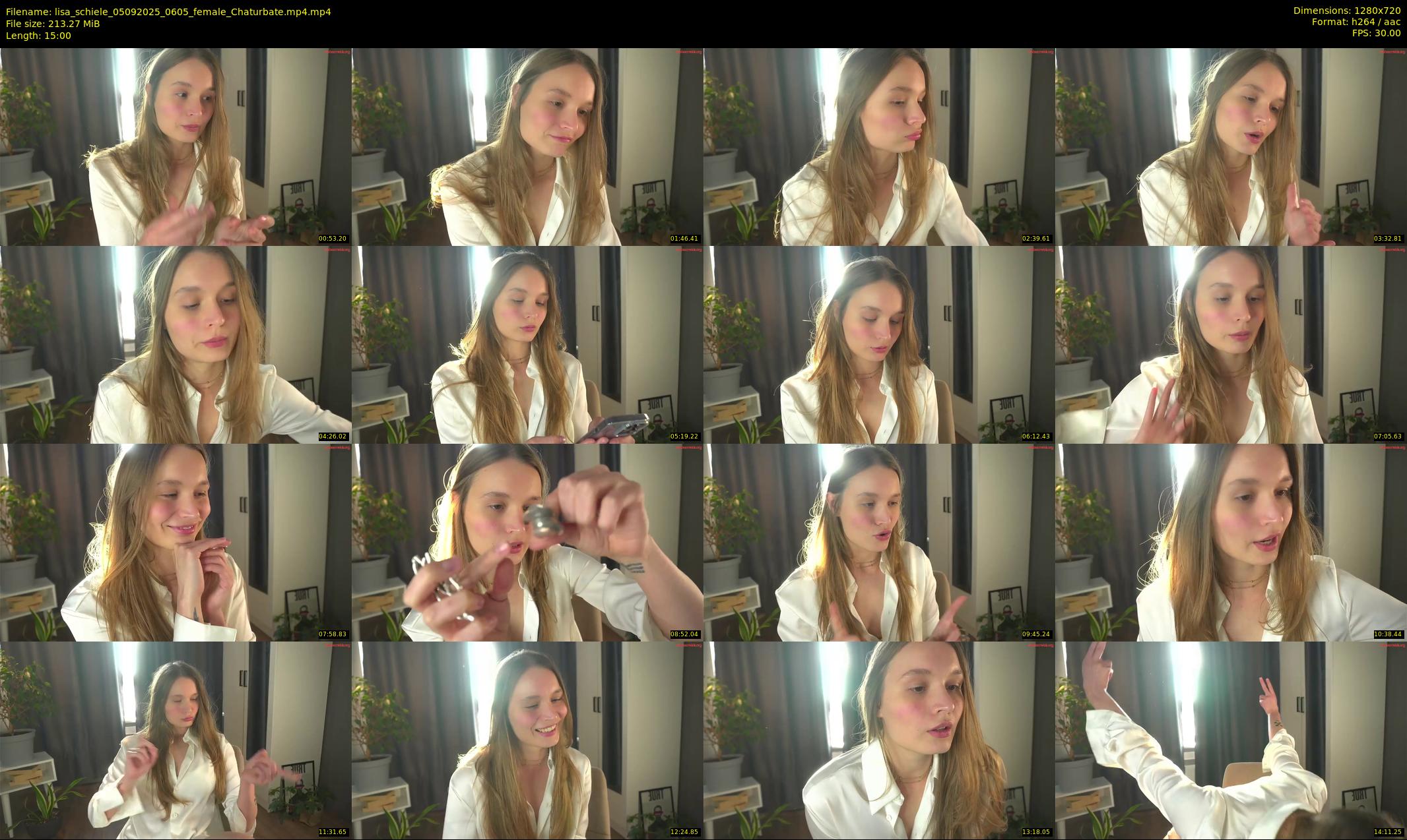 lisa_schiele — 15 minute Chaturbate female cam show recording, 720p, Sep 5, 2025