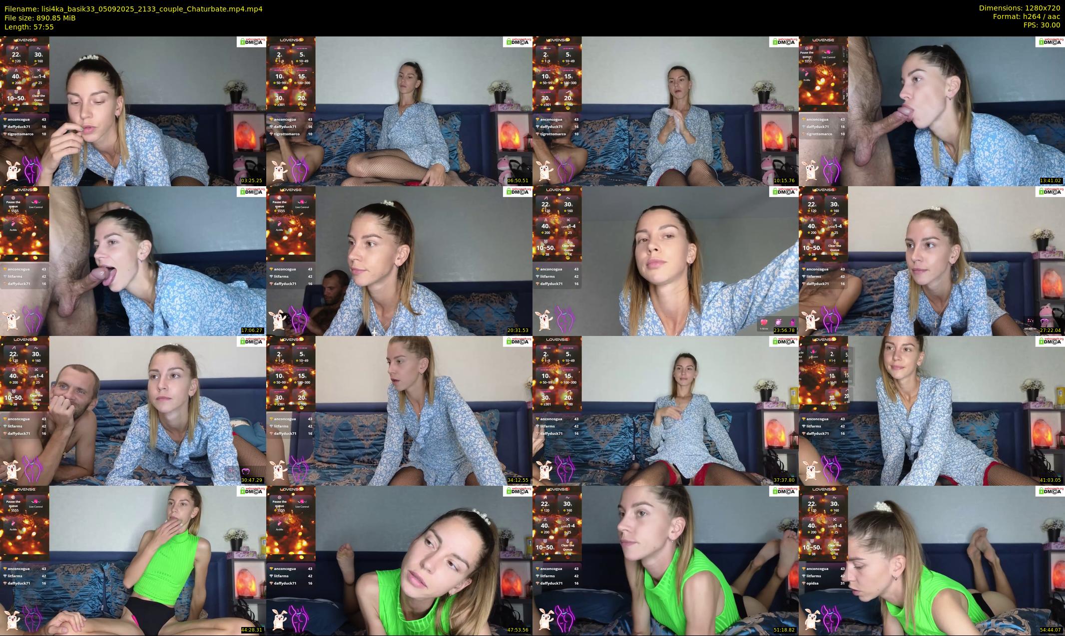 lisi4ka_basik33 — 58 minute Chaturbate couple cam show recording, 720p, Sep 5, 2025