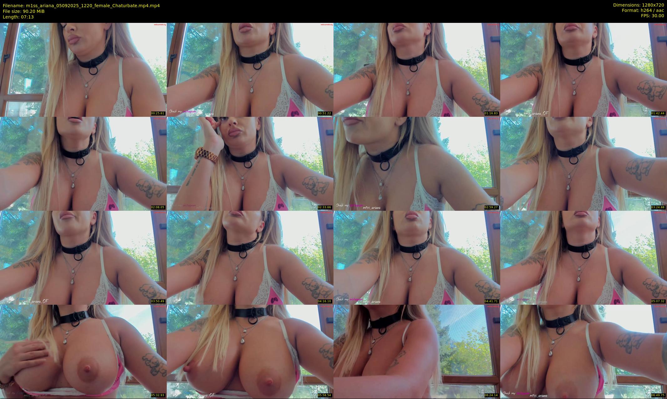 m1ss_ariana — 8 minute Chaturbate female cam show recording, 720p, Sep 5, 2025