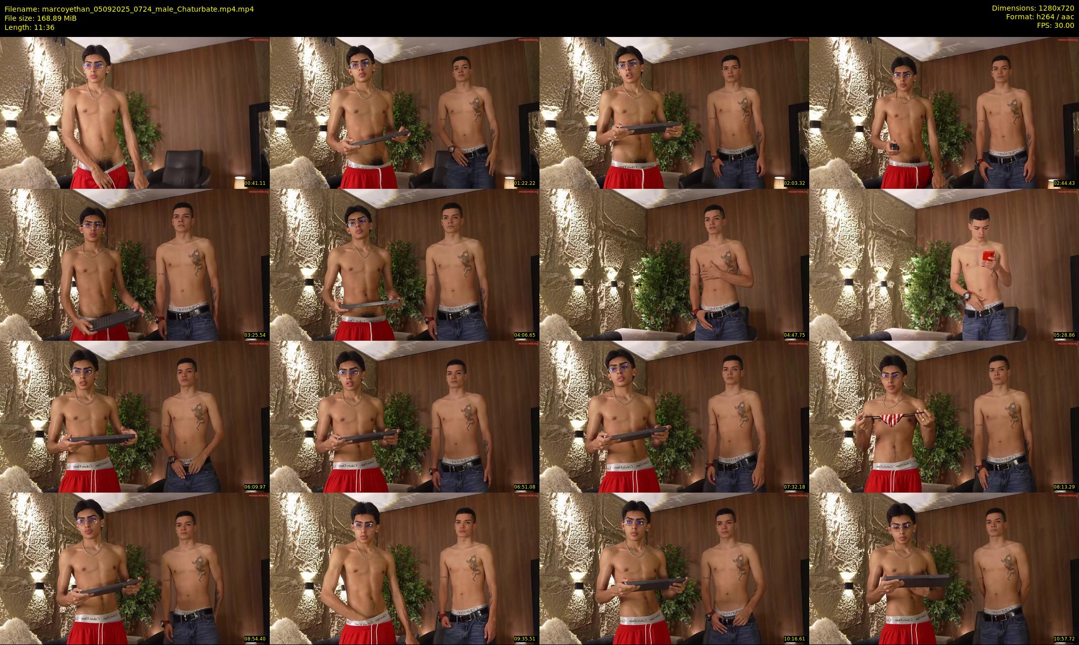 marcoyethan — 12 minute Chaturbate male cam show recording, 720p, Sep 5, 2025