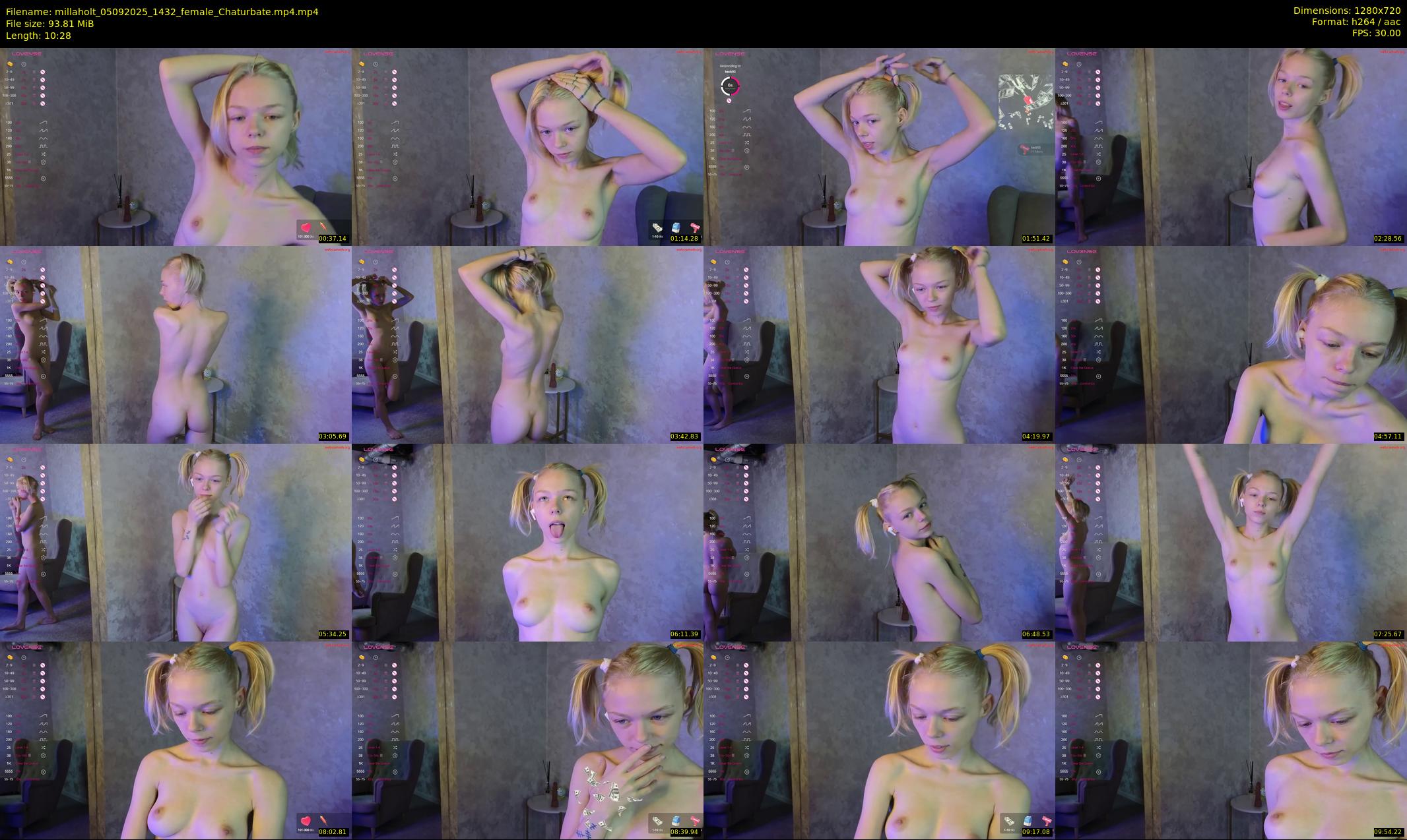millaholt — 11 minute Chaturbate female cam show recording, 720p, Sep 5, 2025