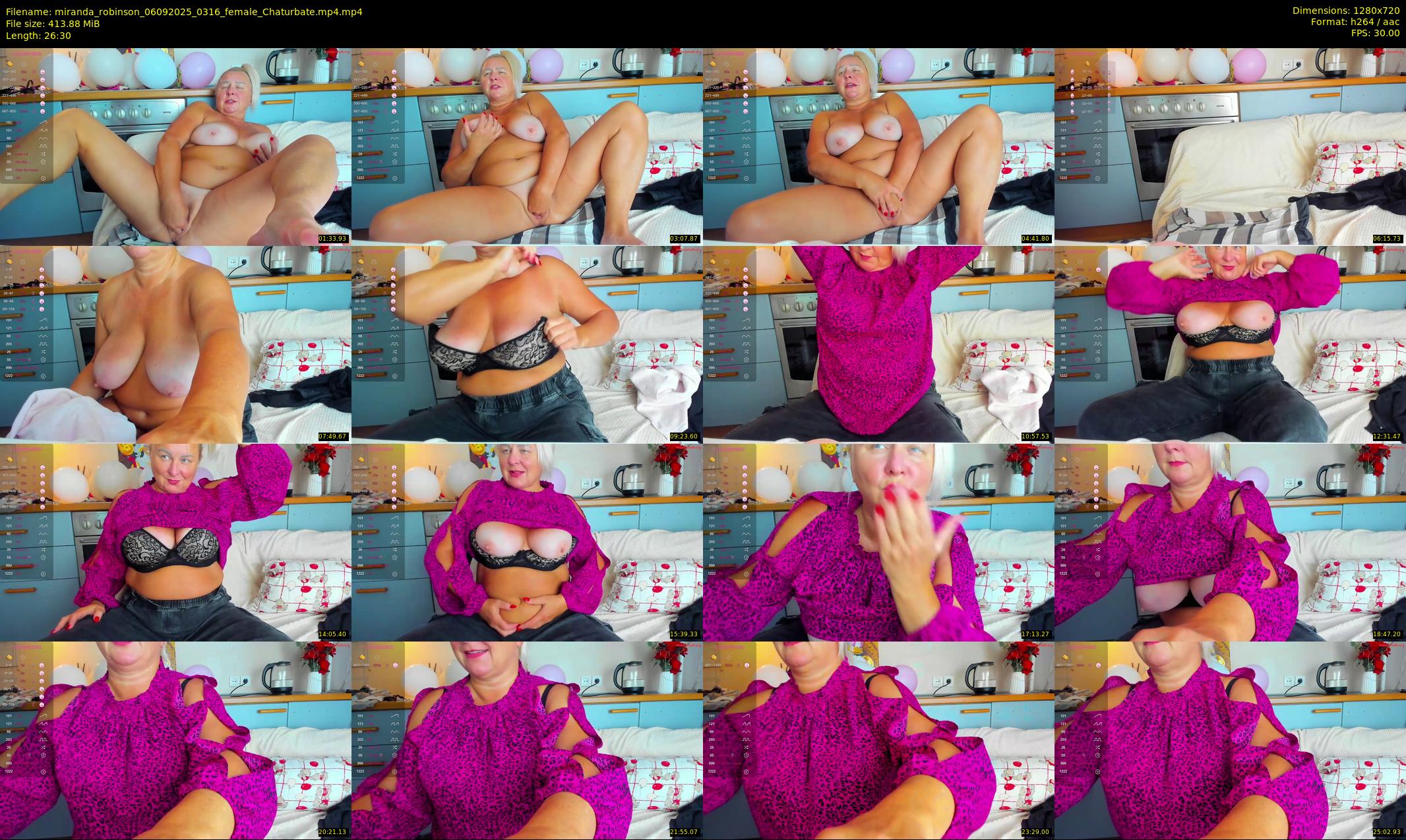 miranda_robinson — 27 minute Chaturbate female cam show recording, 720p, Sep 6, 2025