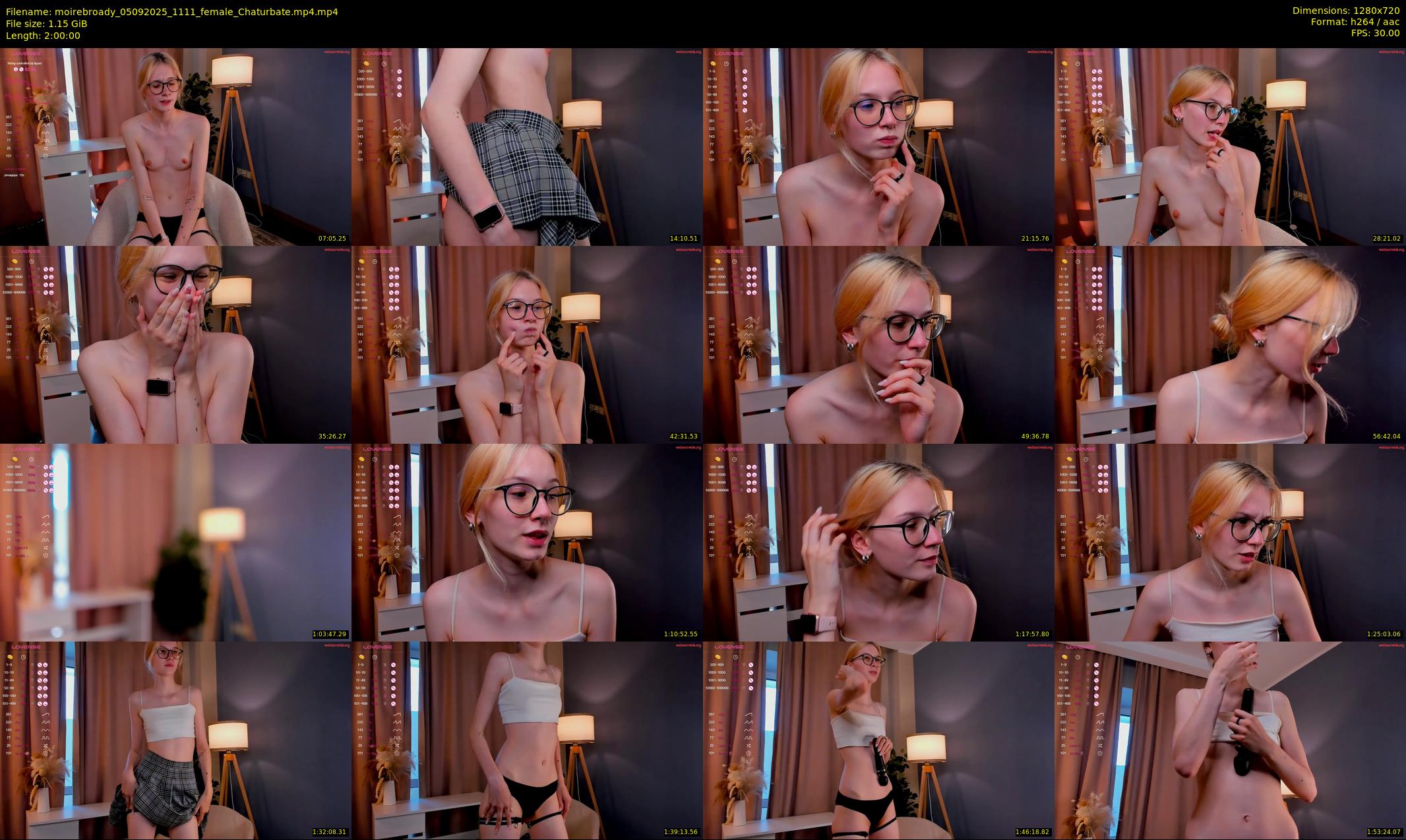 moirebroady — 120 minute Chaturbate female cam show recording, 720p, Sep 5, 2025