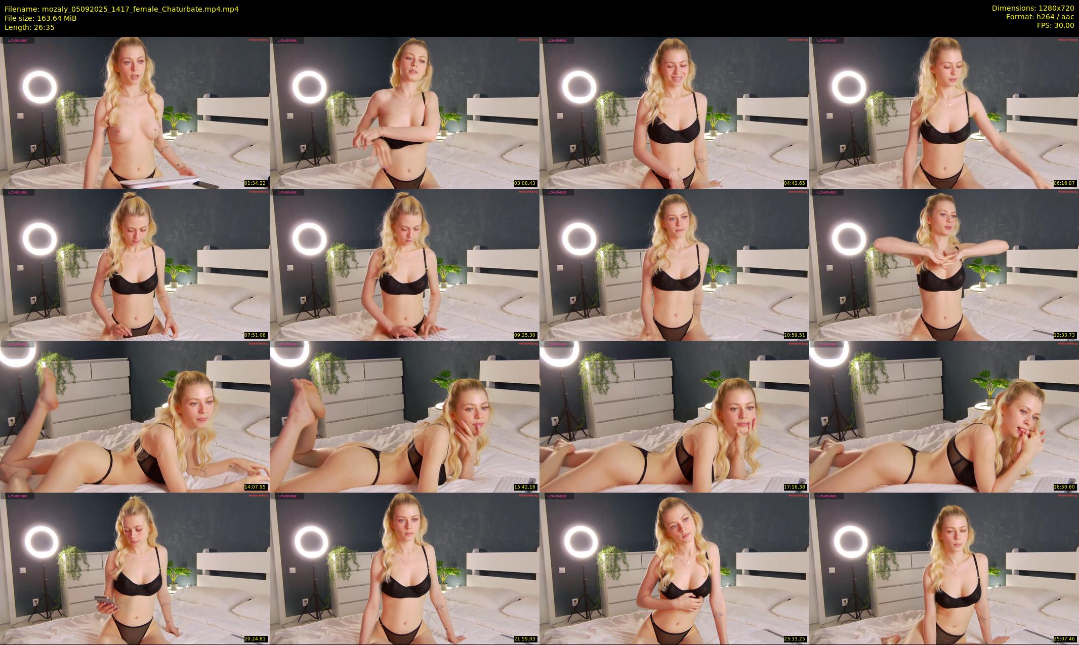 mozaly — 27 minute Chaturbate female cam show recording, 720p, Sep 5, 2025