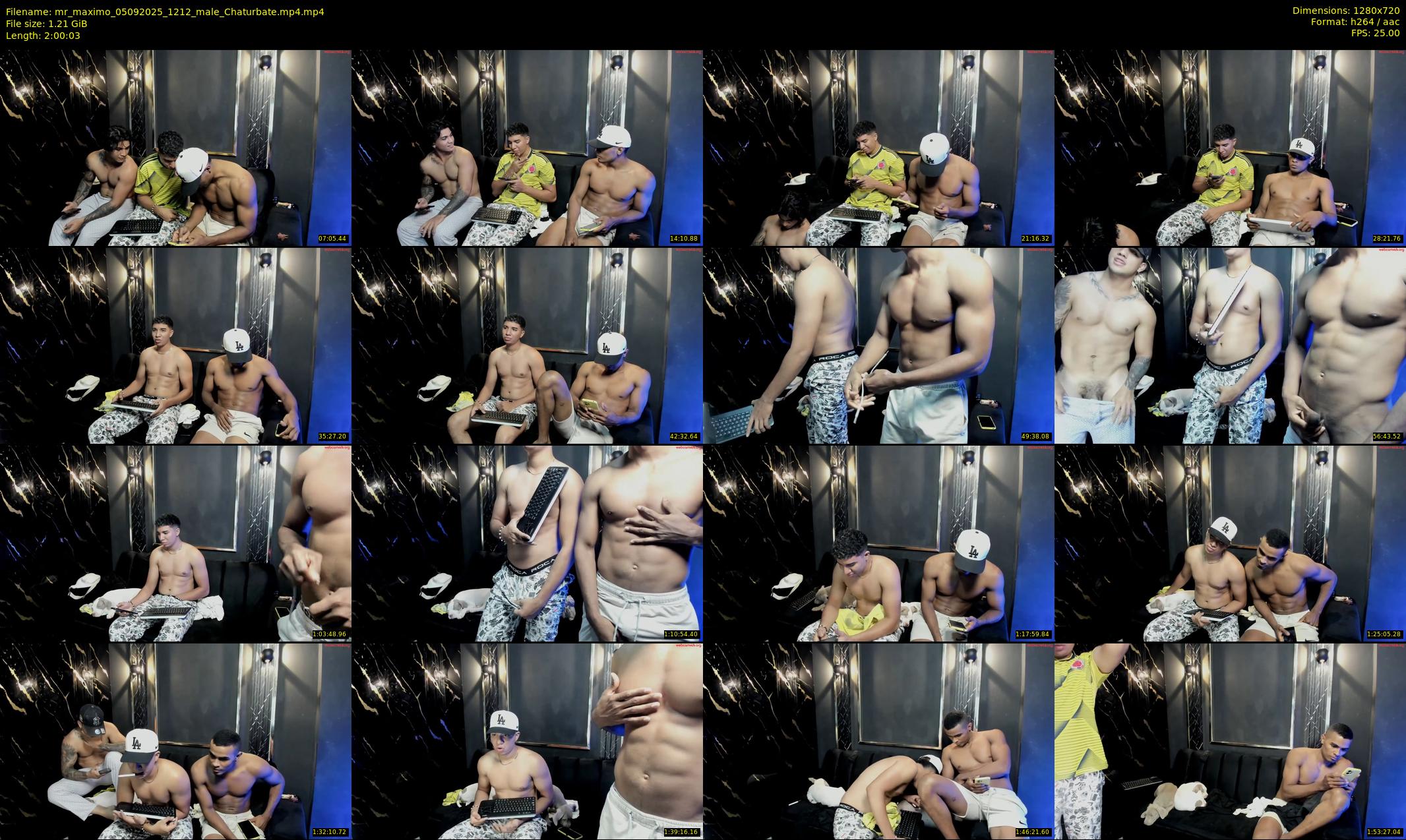 mr_maximo — 121 minute Chaturbate male cam show recording, 720p, Sep 5, 2025