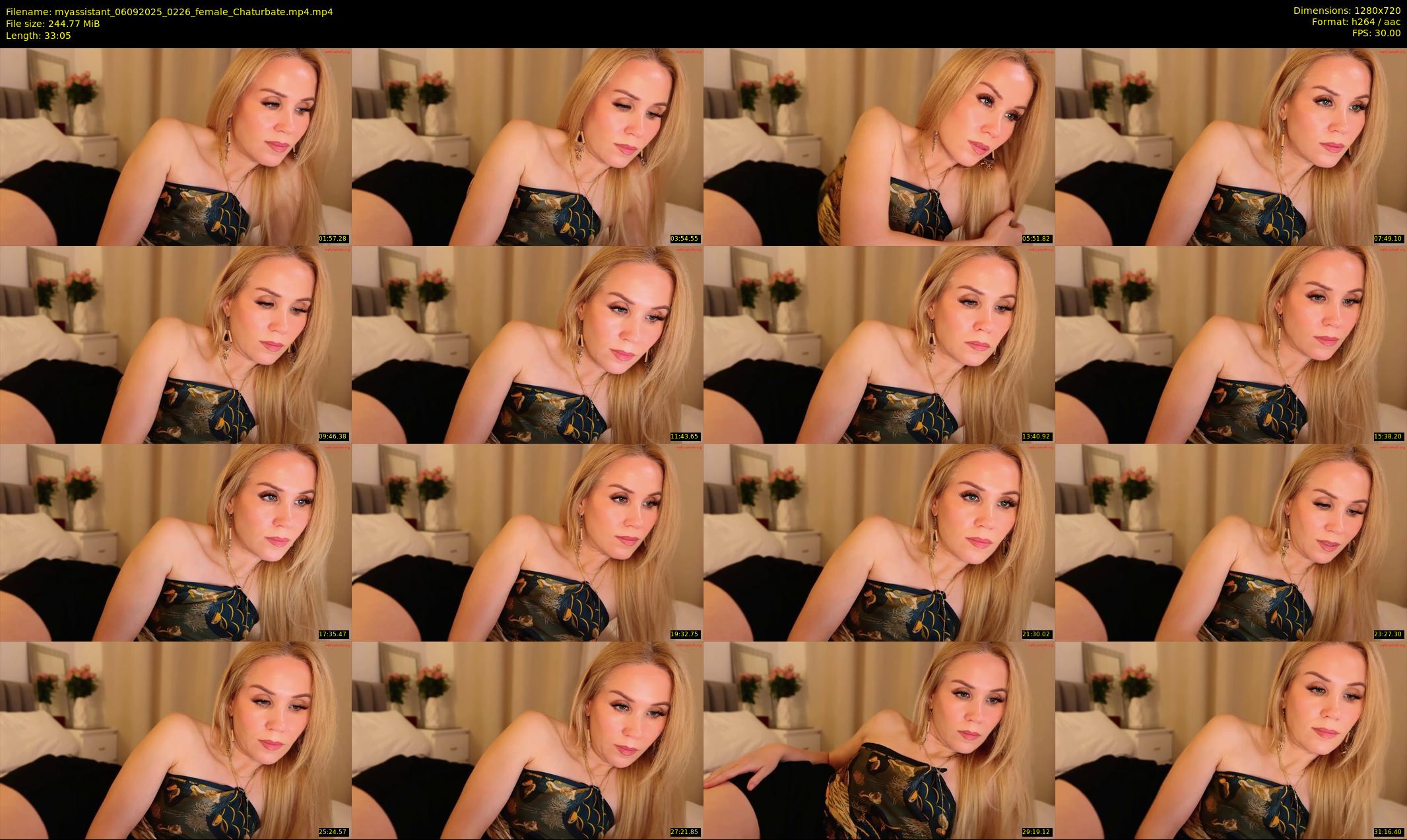 myassistant — 34 minute Chaturbate female cam show recording, 720p, Sep 6, 2025
