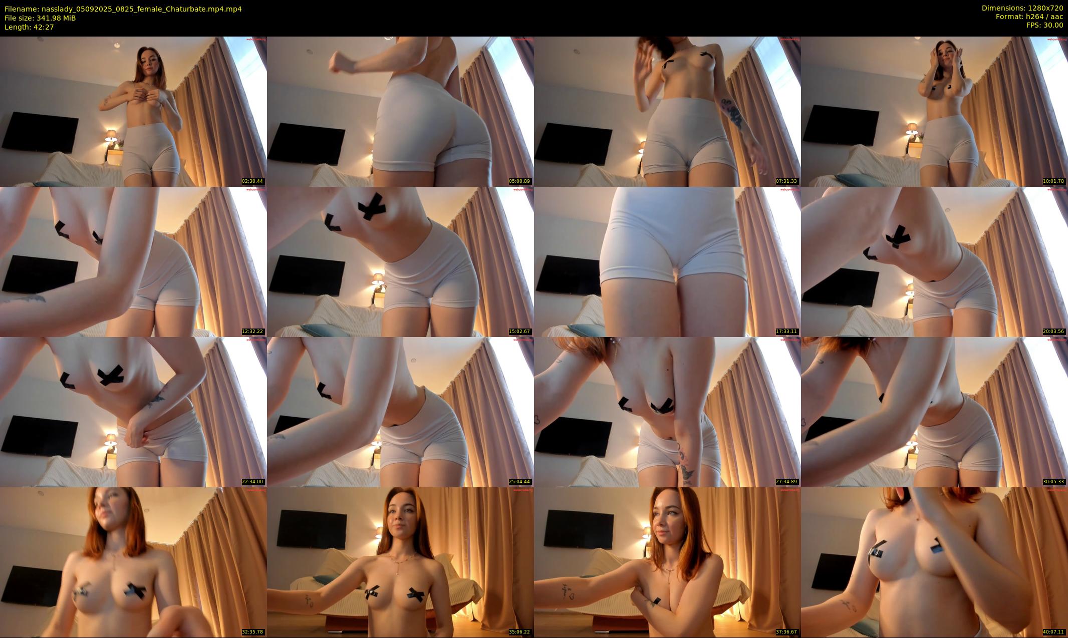 nasslady — 43 minute Chaturbate female cam show recording, 720p, Sep 5, 2025